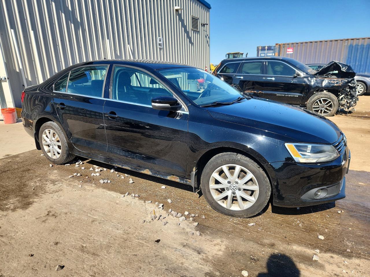 2011 Volkswagen Jetta Sel Black vin: 3VWLX7AJ3BM035752