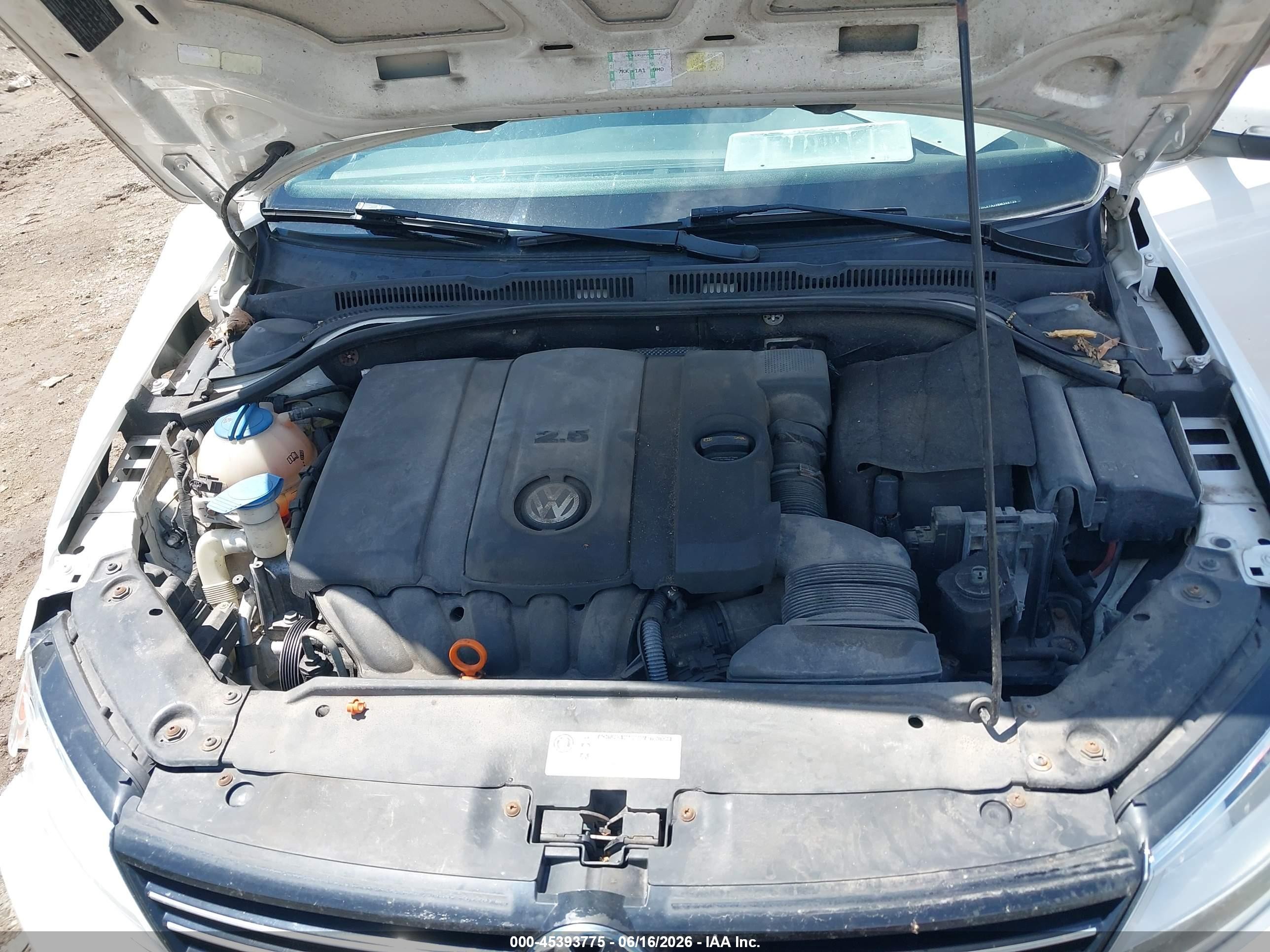 2011 Volkswagen Jetta 2.5l Sel White vin: 3VWLX7AJ3BM349739