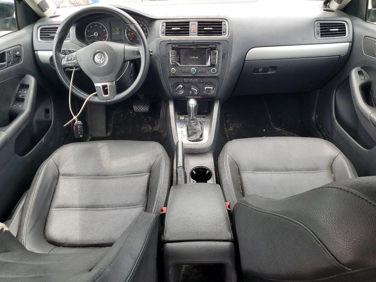 2012 Volkswagen Jetta Sel Black vin: 3VWLX7AJ4CM122805