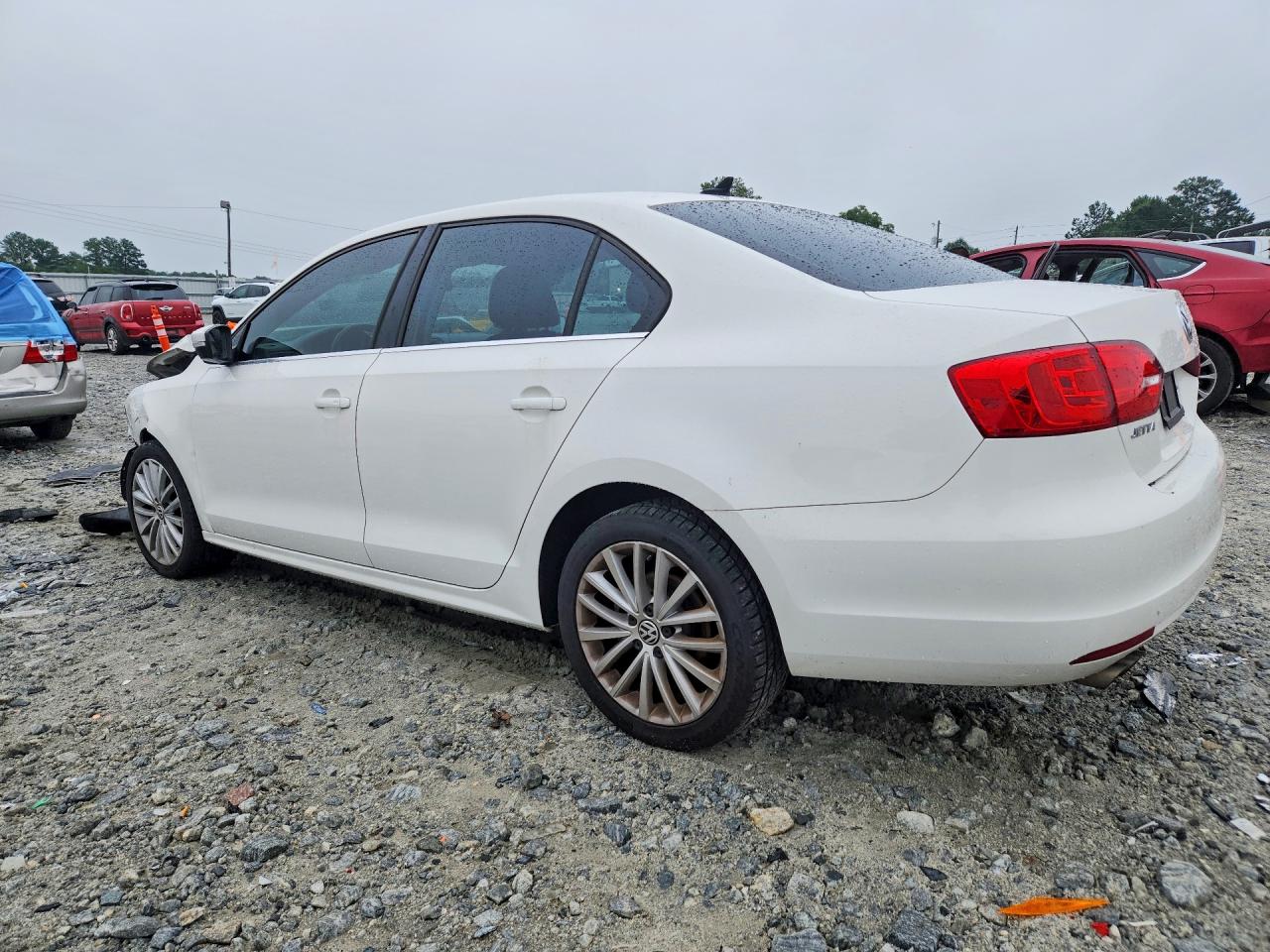 2012 Volkswagen Jetta Sel White vin: 3VWLX7AJ4CM347435