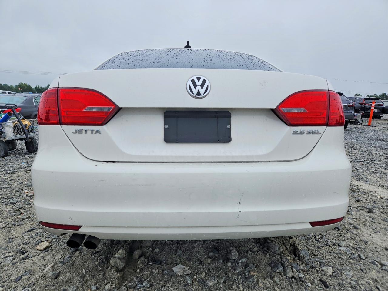 2012 Volkswagen Jetta Sel White vin: 3VWLX7AJ4CM347435