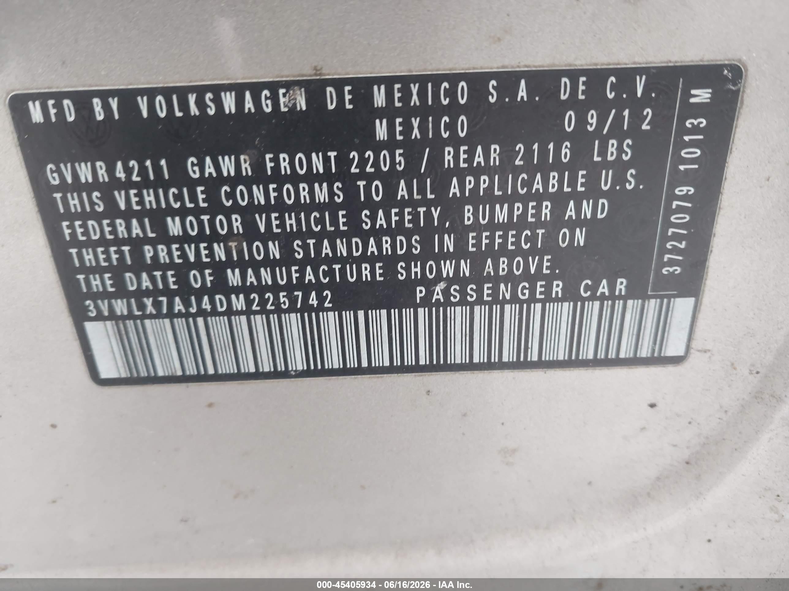 2013 Volkswagen Jetta 2.5l Sel Золотой vin: 3VWLX7AJ4DM225742