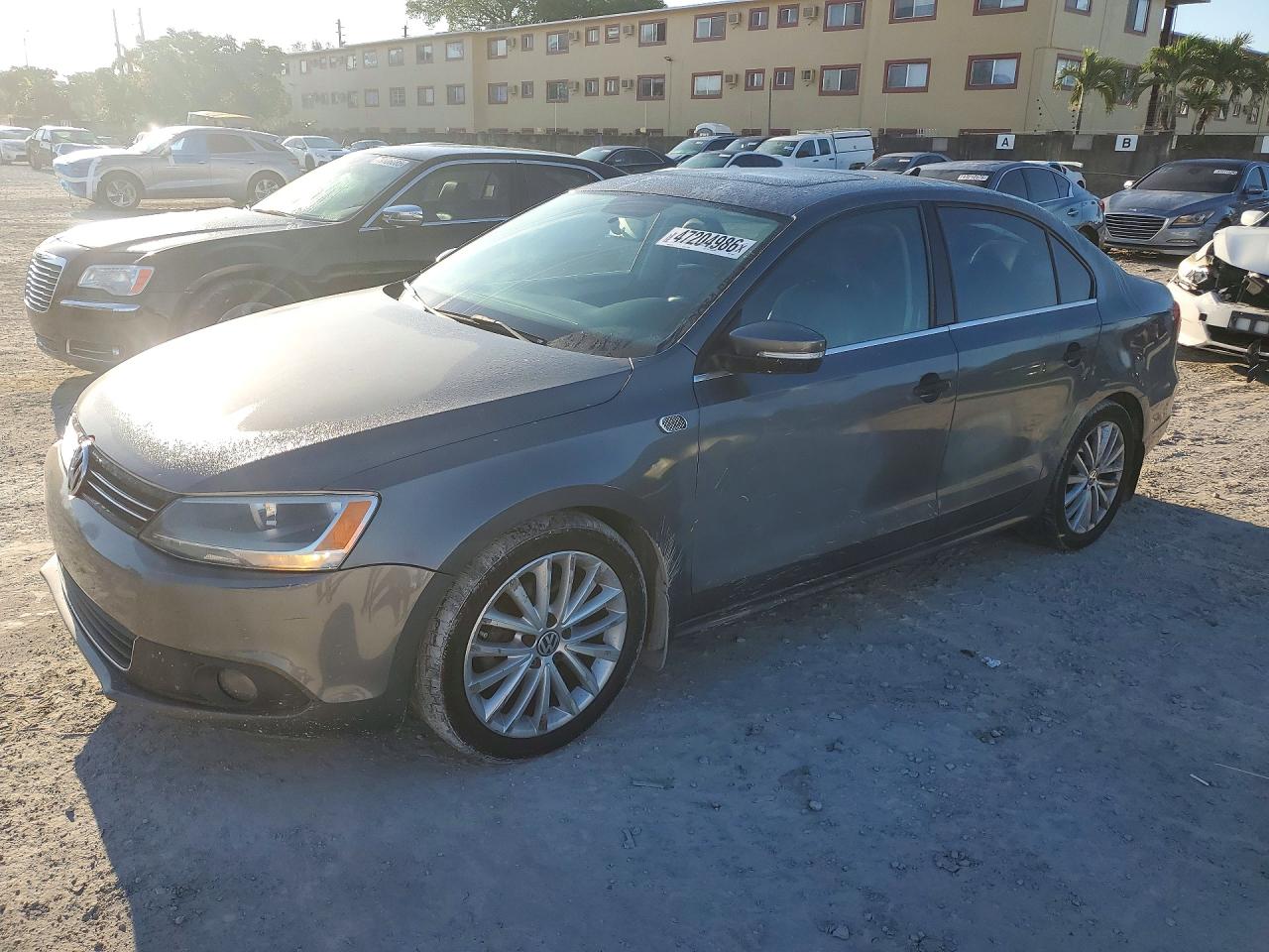 2011 Volkswagen Jetta Sel Gray vin: 3VWLX7AJ5BM352772