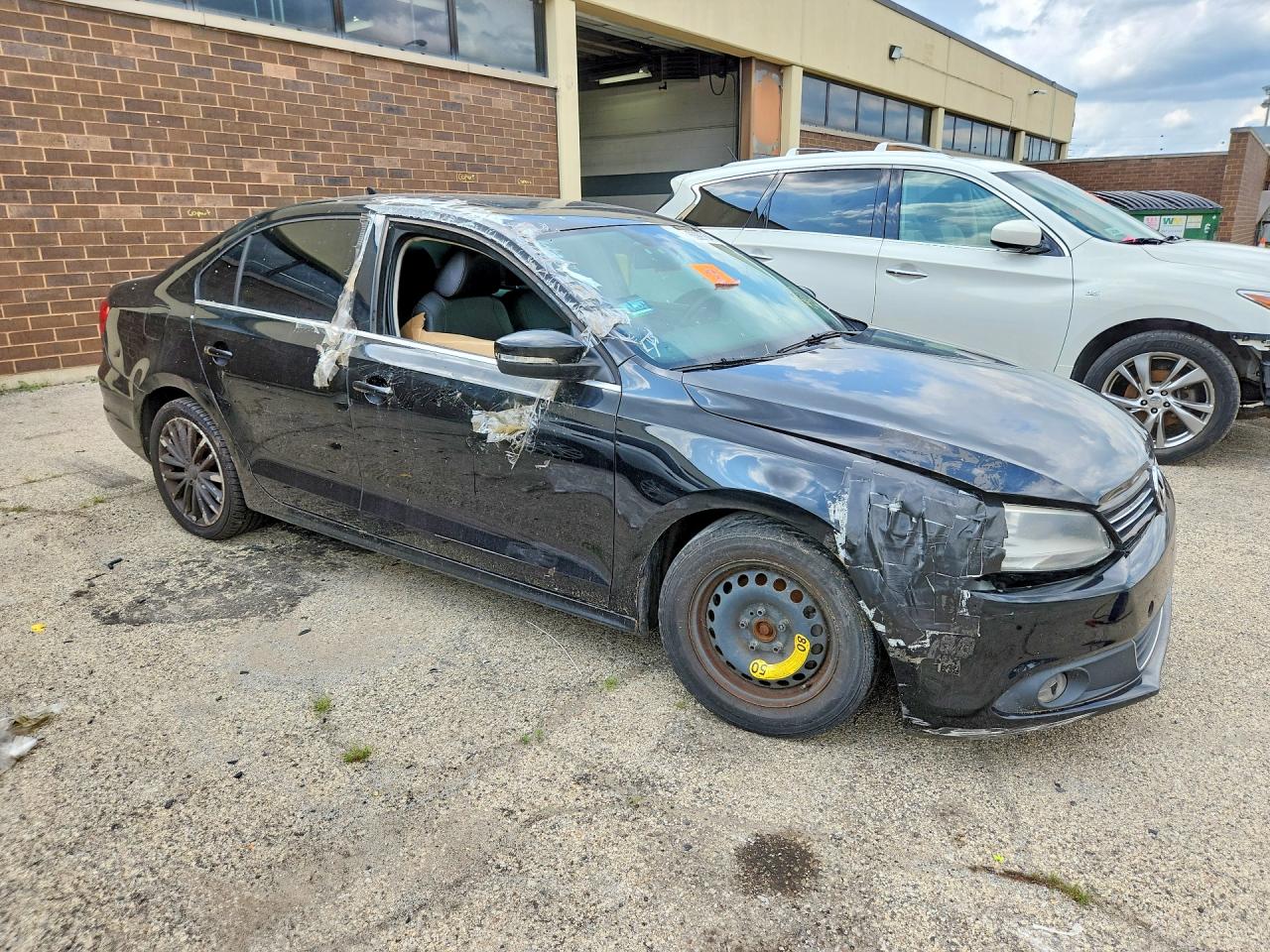 2011 Volkswagen Jetta Sel Black vin: 3VWLX7AJ5BM376151
