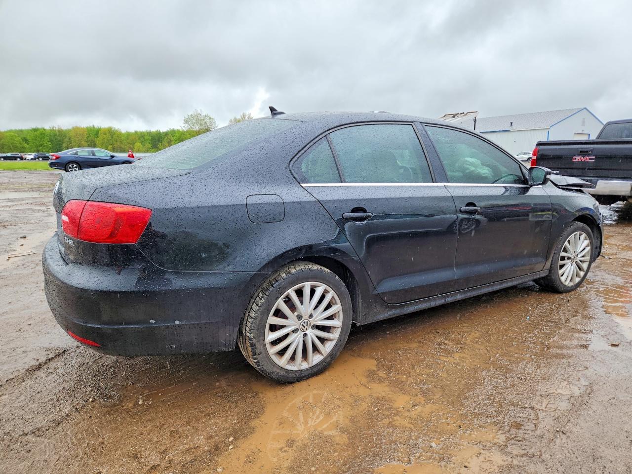 2013 Volkswagen Jetta Sel Черный vin: 3VWLX7AJ5DM405893
