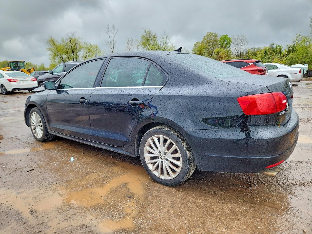 2013 Volkswagen Jetta Sel Черный vin: 3VWLX7AJ5DM405893