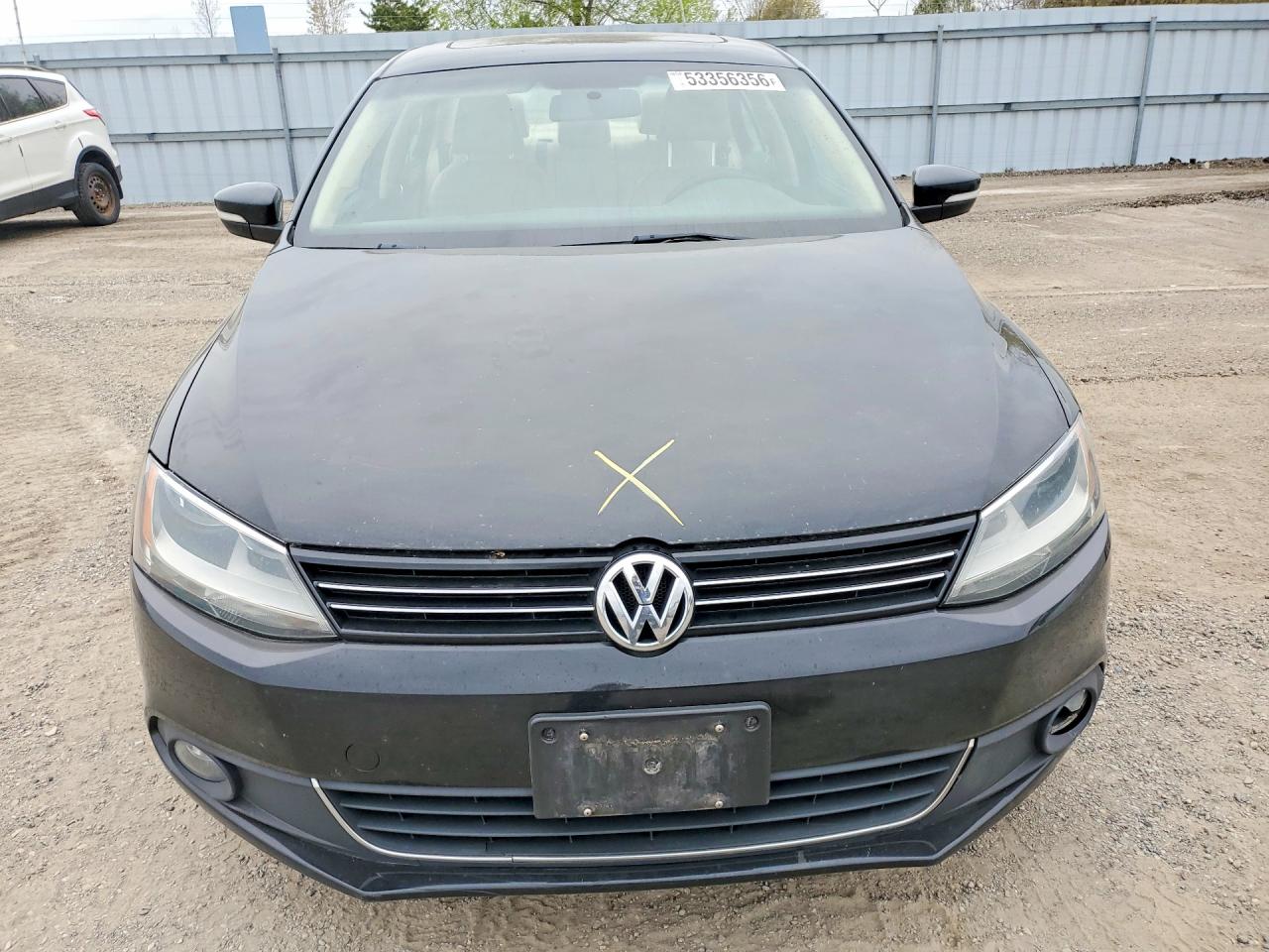 2013 Volkswagen Jetta Sel Black vin: 3VWLX7AJ5DM438599
