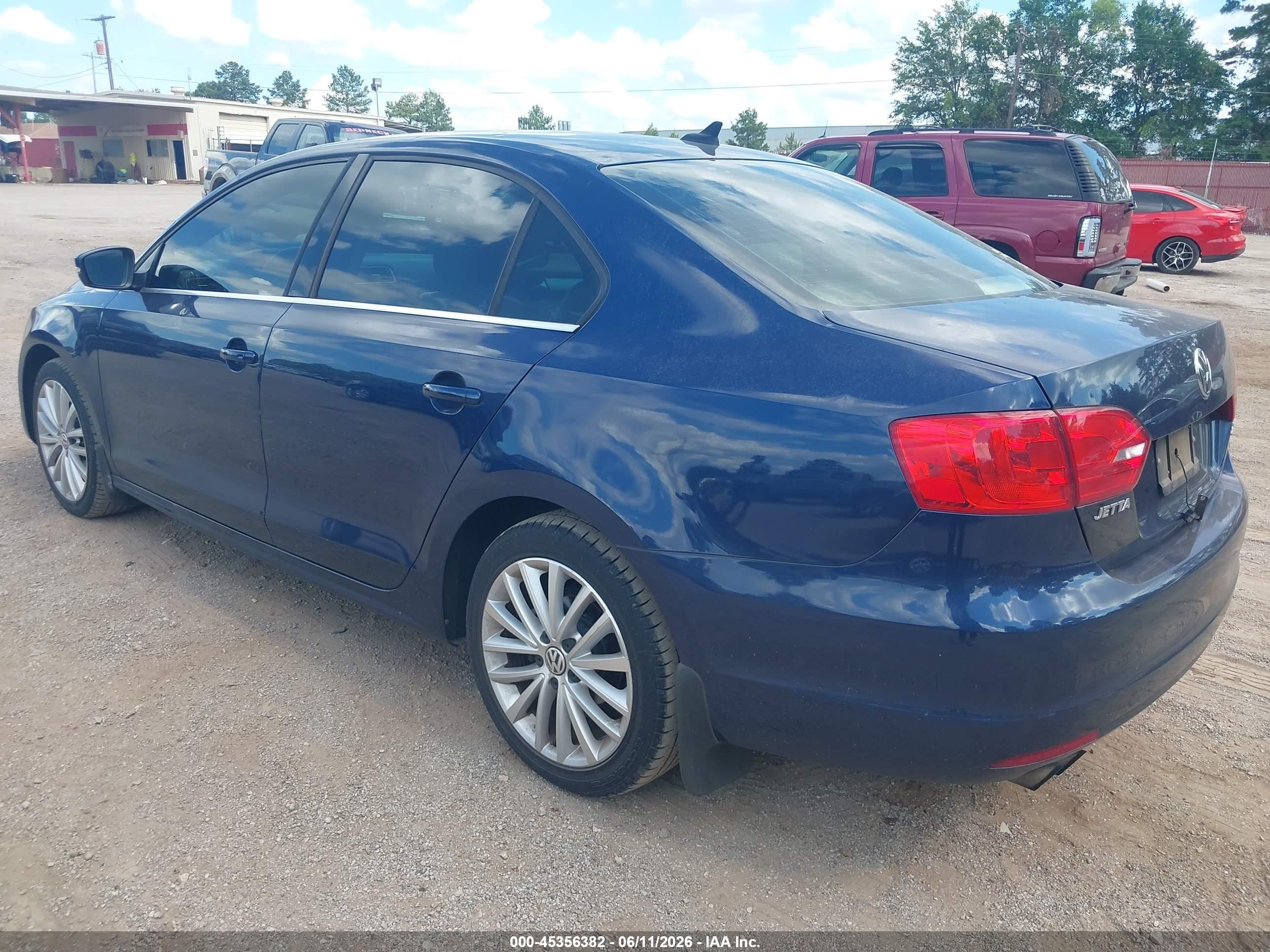 2012 Volkswagen Jetta 2.5l Sel Blue vin: 3VWLX7AJ6CM424323
