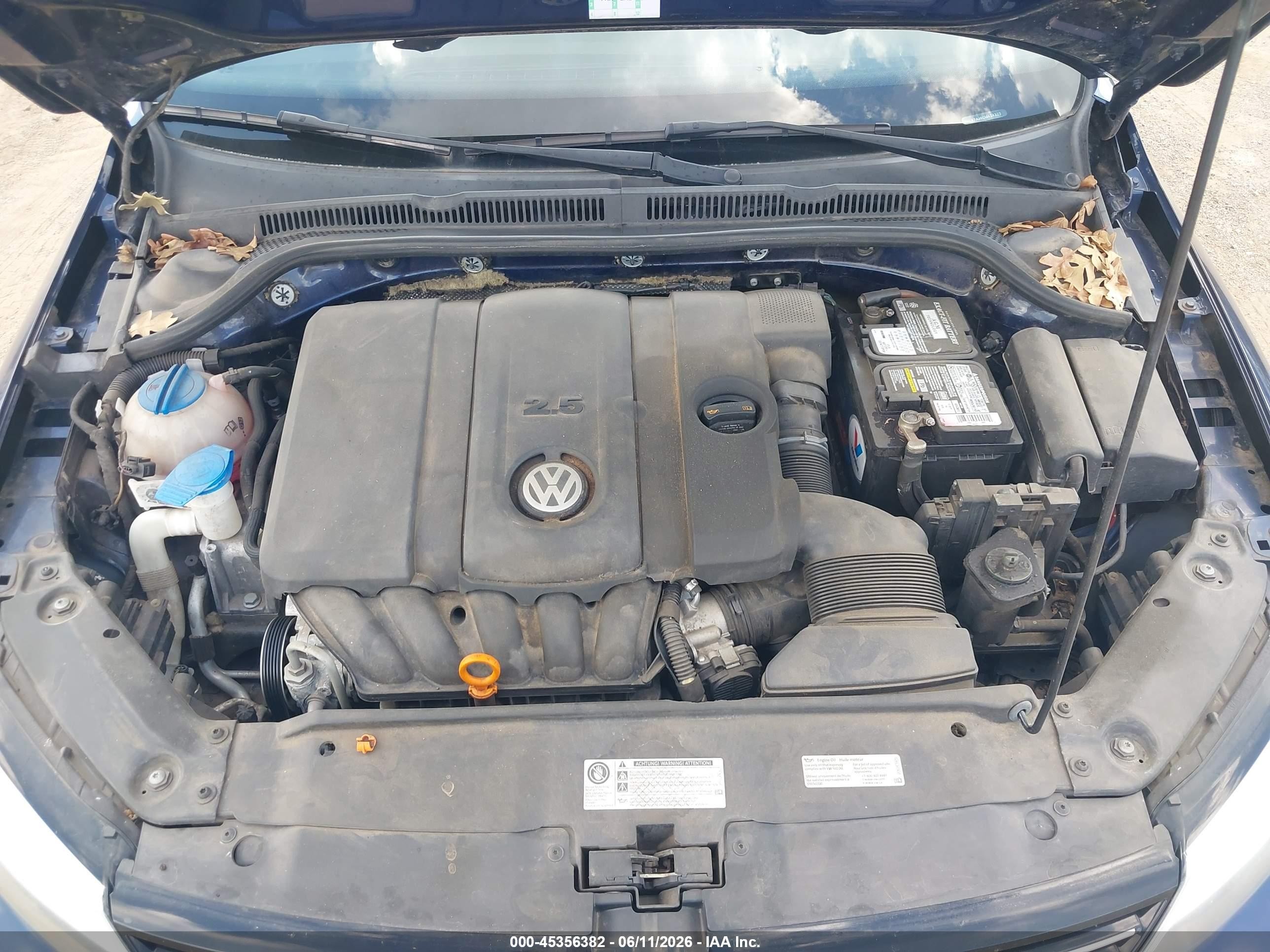 2012 Volkswagen Jetta 2.5l Sel Blue vin: 3VWLX7AJ6CM424323