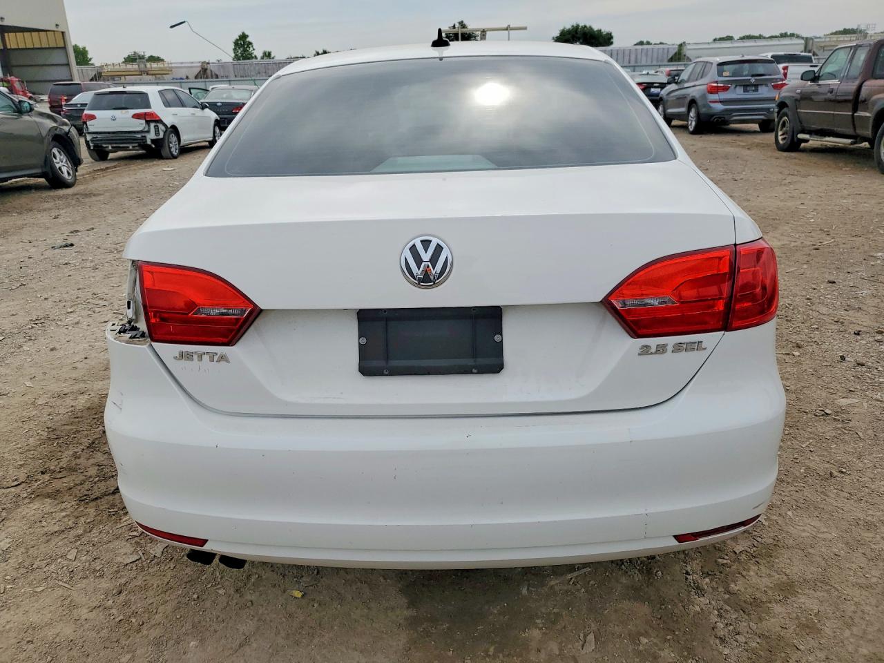 2013 Volkswagen Jetta Sel White vin: 3VWLX7AJ6DM365579