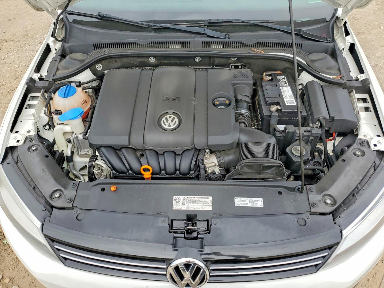 2013 Volkswagen Jetta Sel White vin: 3VWLX7AJ6DM365579