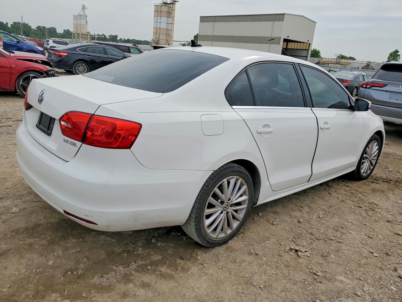 2013 Volkswagen Jetta Sel White vin: 3VWLX7AJ6DM365579