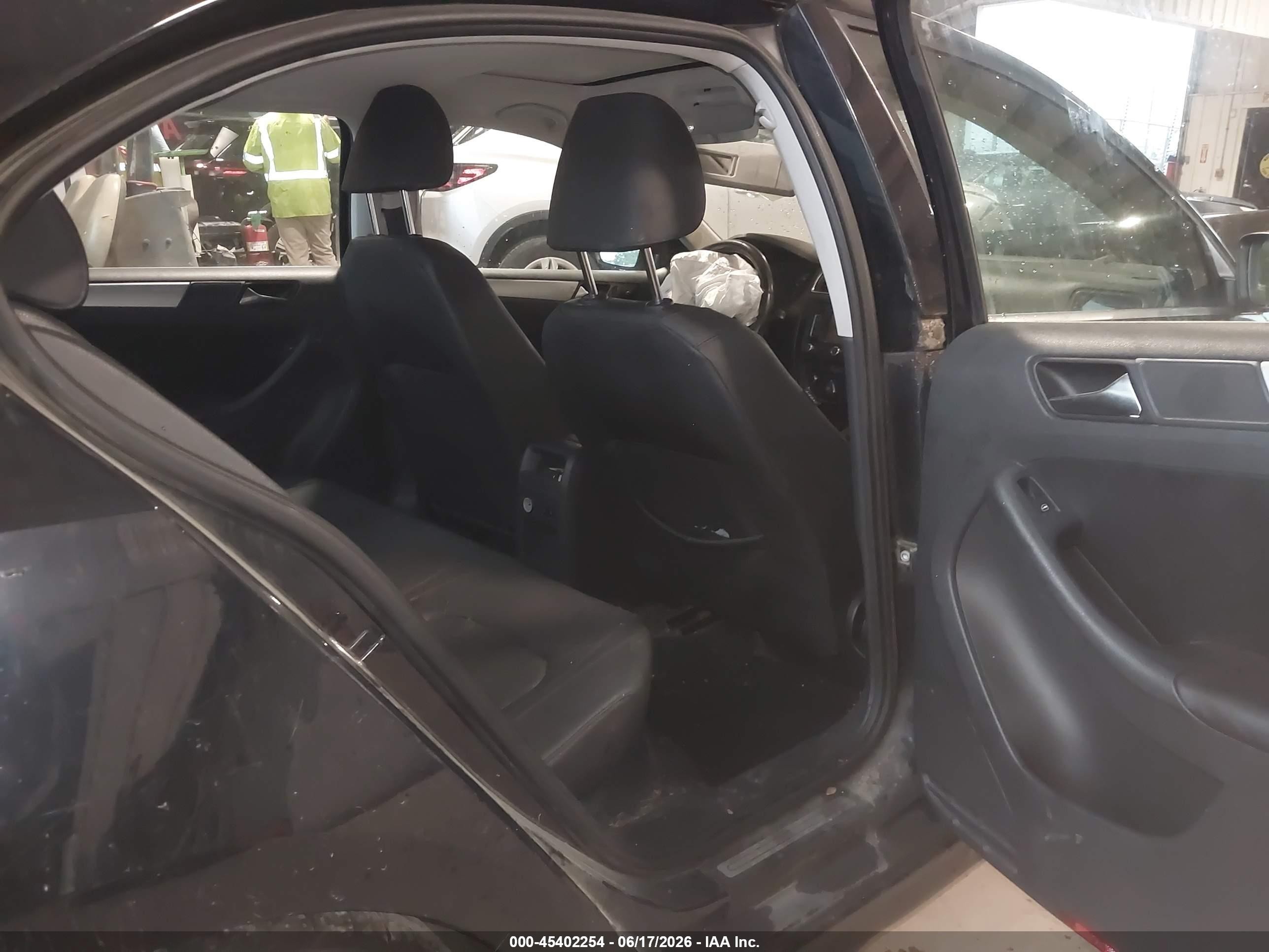 2011 Volkswagen Jetta 2.5l Sel Black vin: 3VWLX7AJ7BM349727