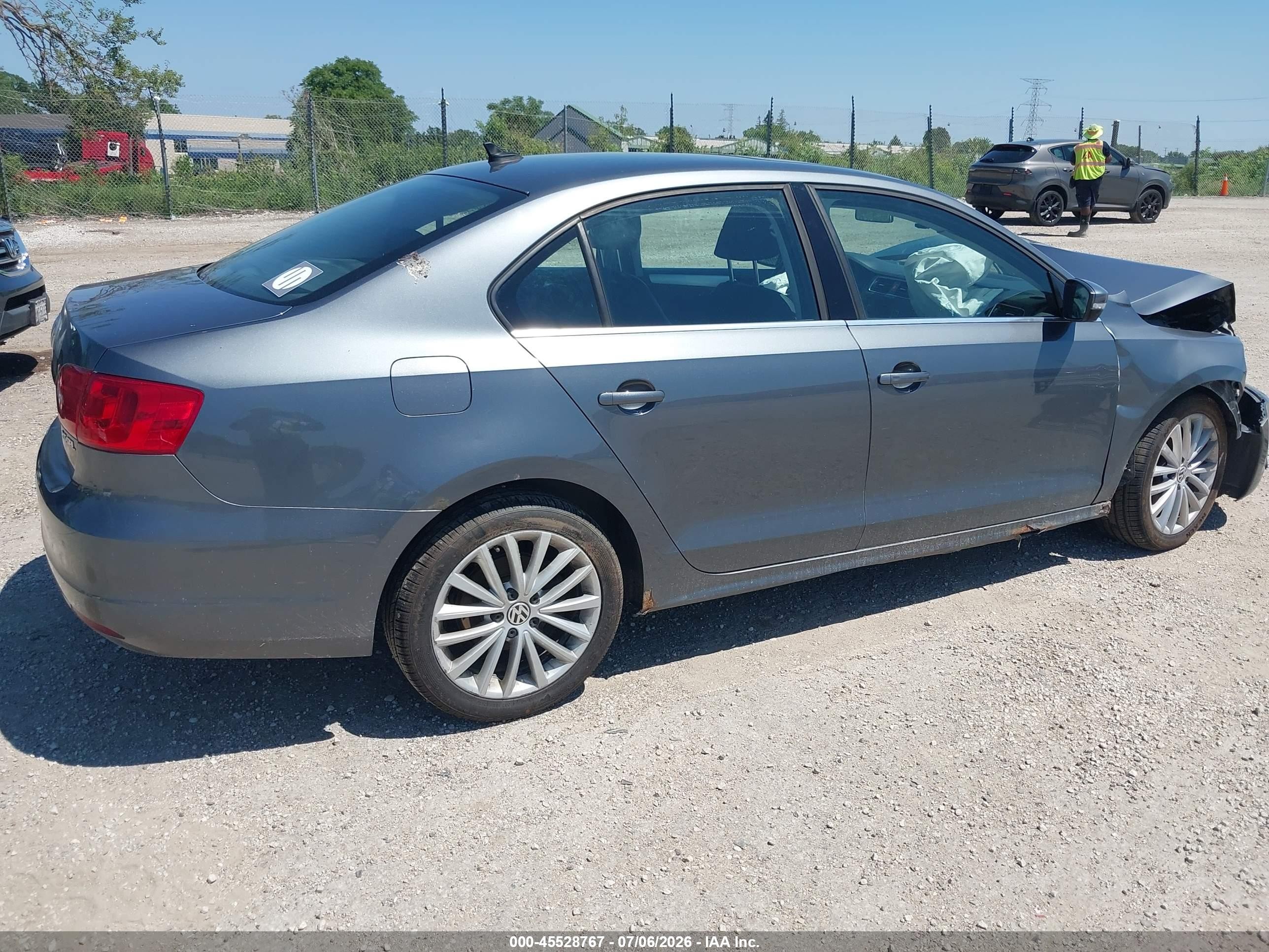 2012 Volkswagen Jetta 2.5l Sel Gray vin: 3VWLX7AJ7CM314283