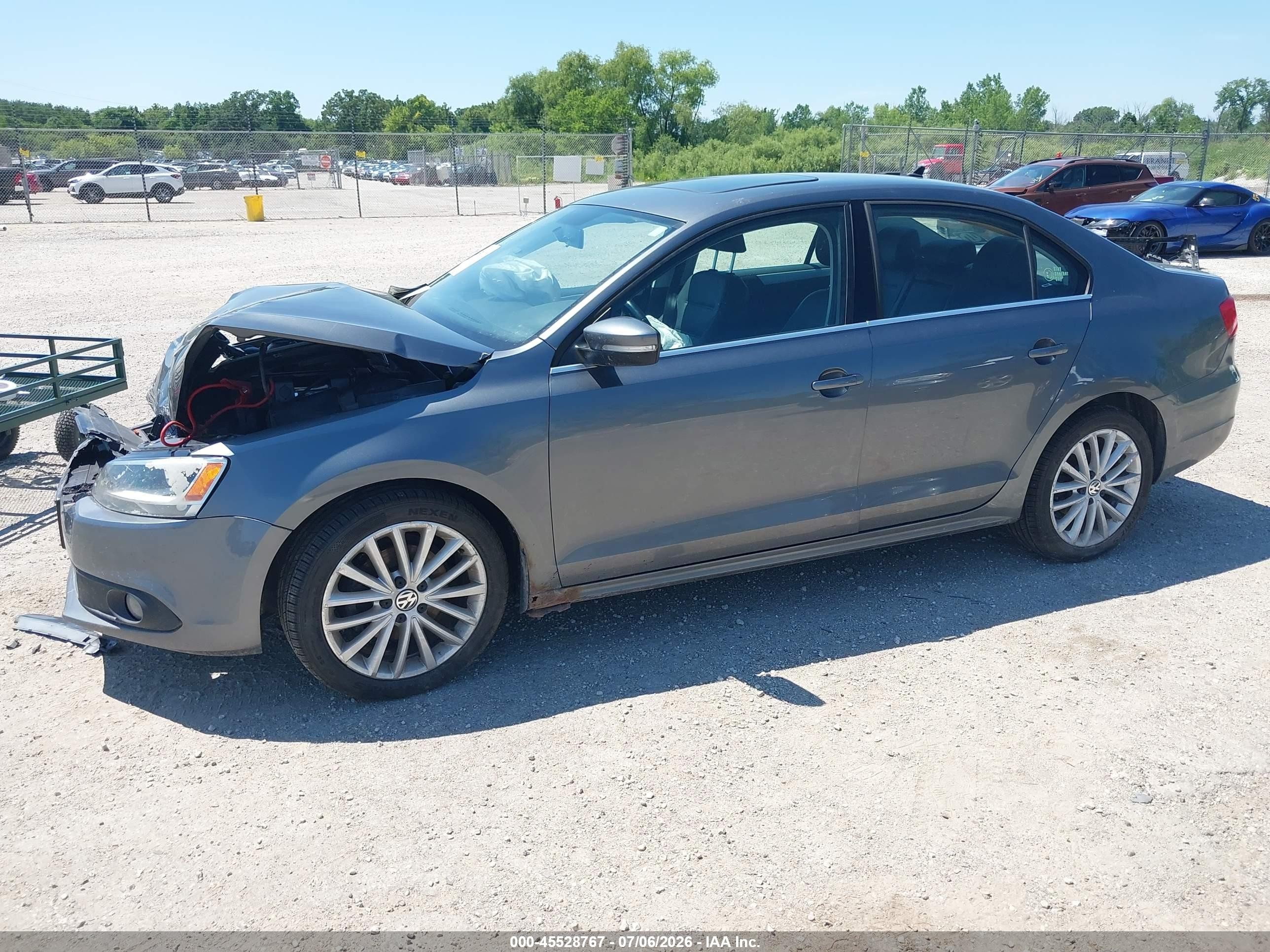 2012 Volkswagen Jetta 2.5l Sel Gray vin: 3VWLX7AJ7CM314283