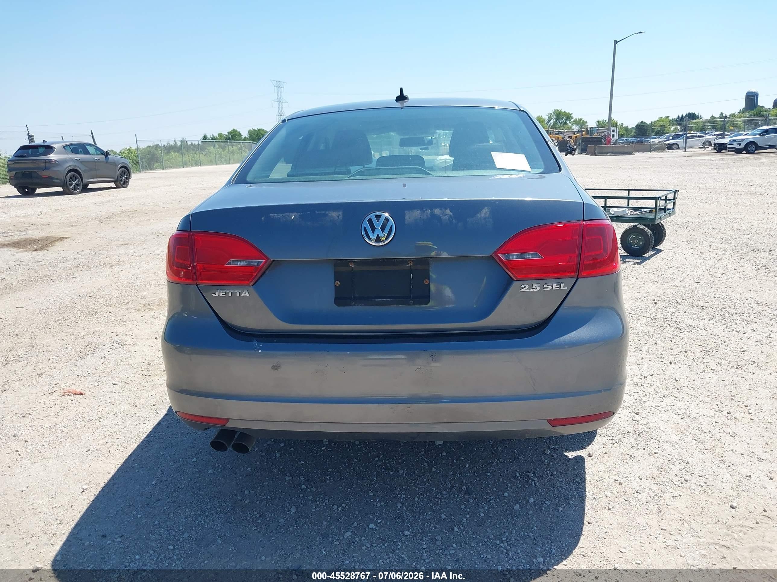 2012 Volkswagen Jetta 2.5l Sel Gray vin: 3VWLX7AJ7CM314283