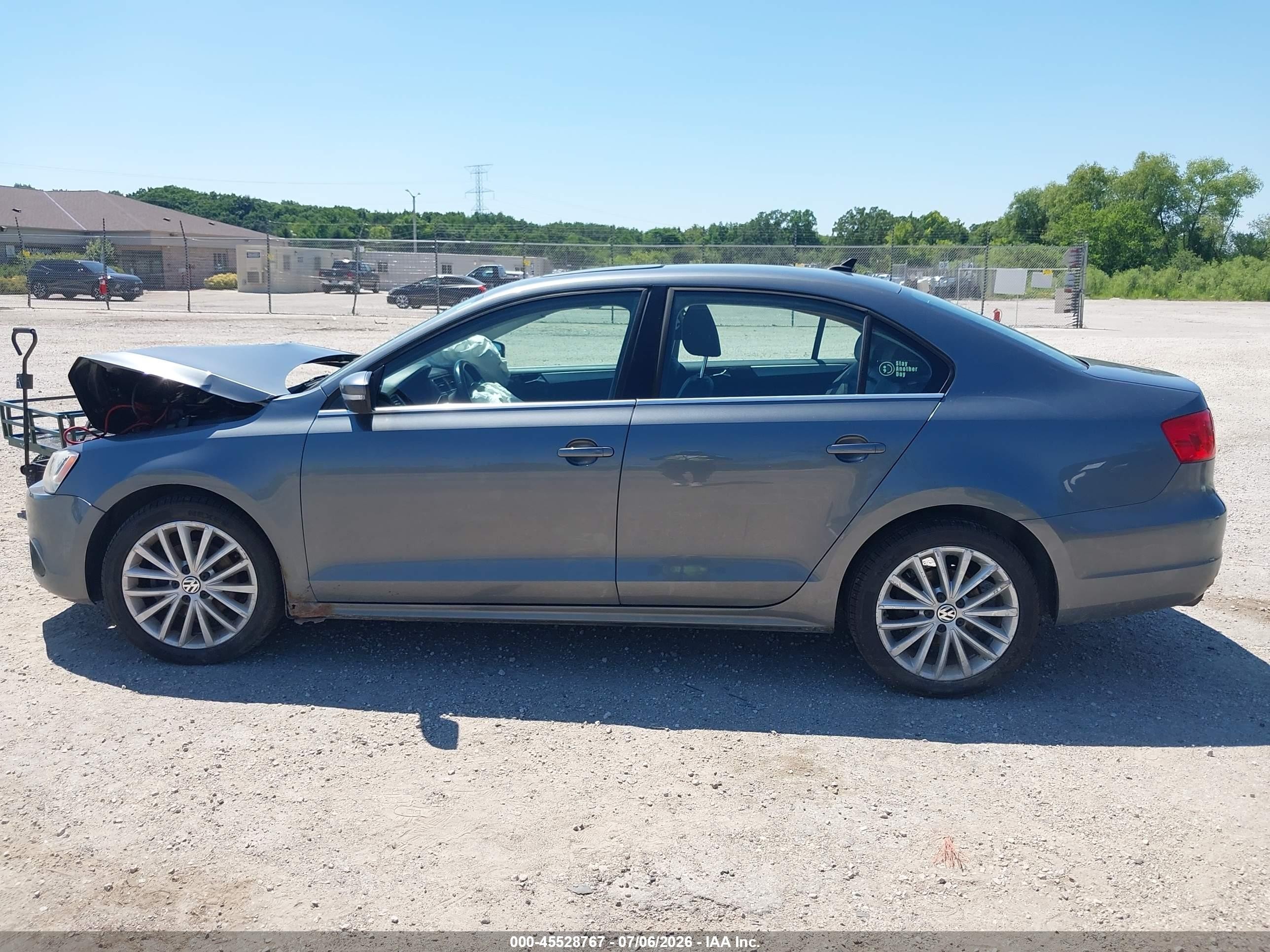 2012 Volkswagen Jetta 2.5l Sel Gray vin: 3VWLX7AJ7CM314283