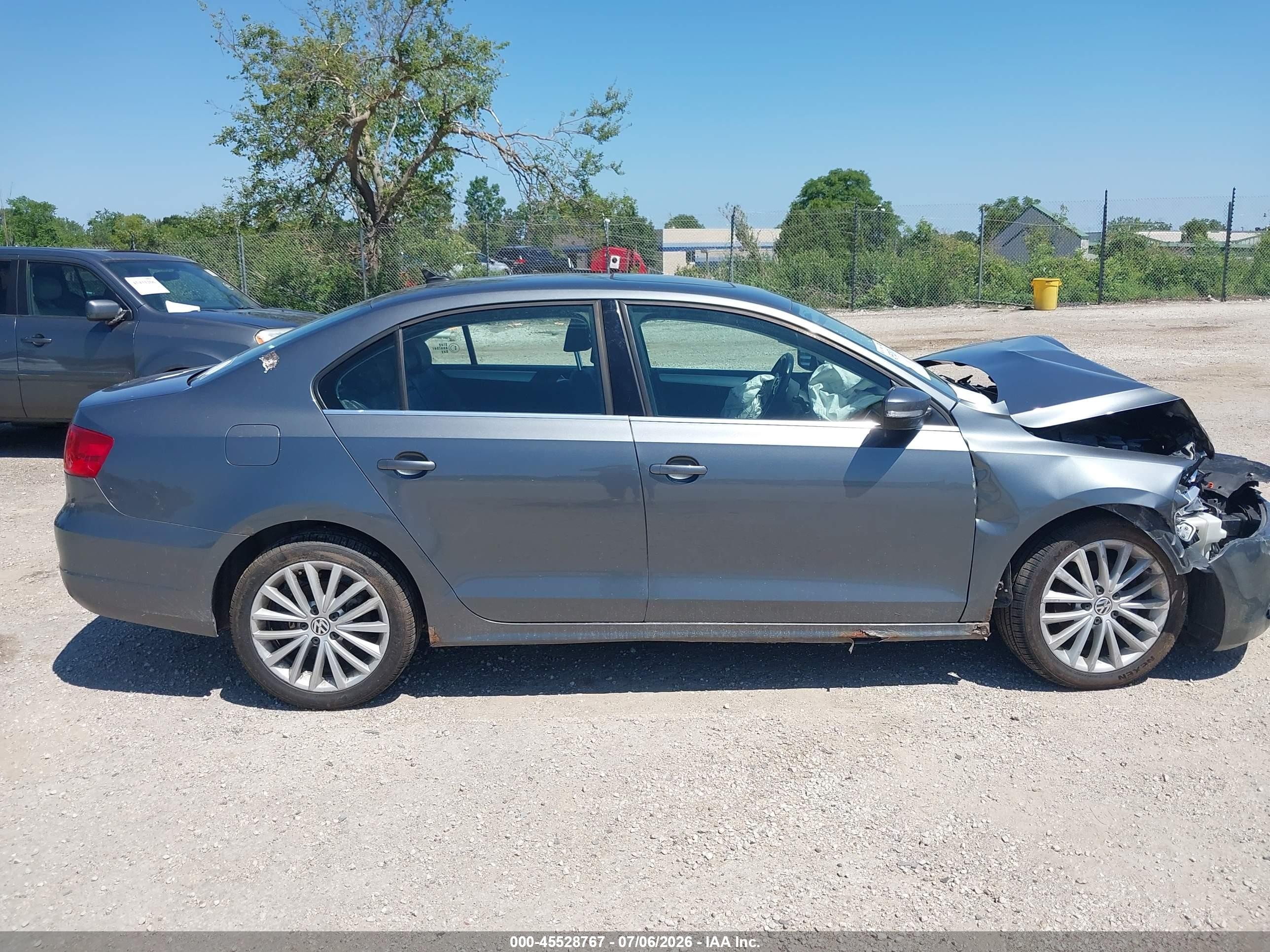 2012 Volkswagen Jetta 2.5l Sel Gray vin: 3VWLX7AJ7CM314283