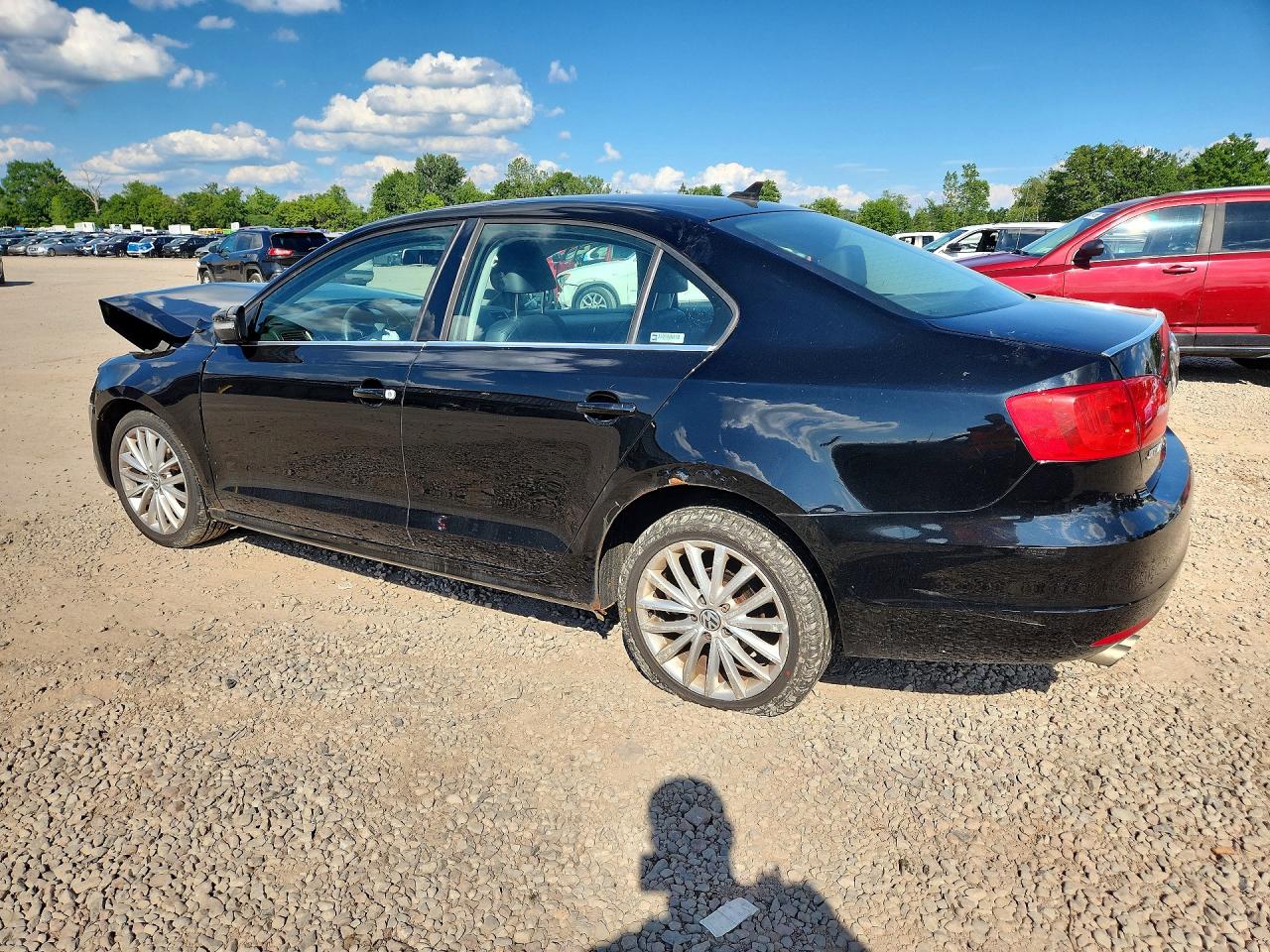 2013 Volkswagen Jetta Sel Black vin: 3VWLX7AJ7DM389731