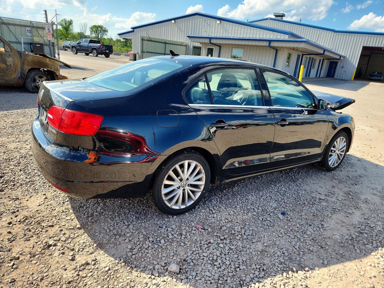 2013 Volkswagen Jetta Sel Black vin: 3VWLX7AJ7DM389731