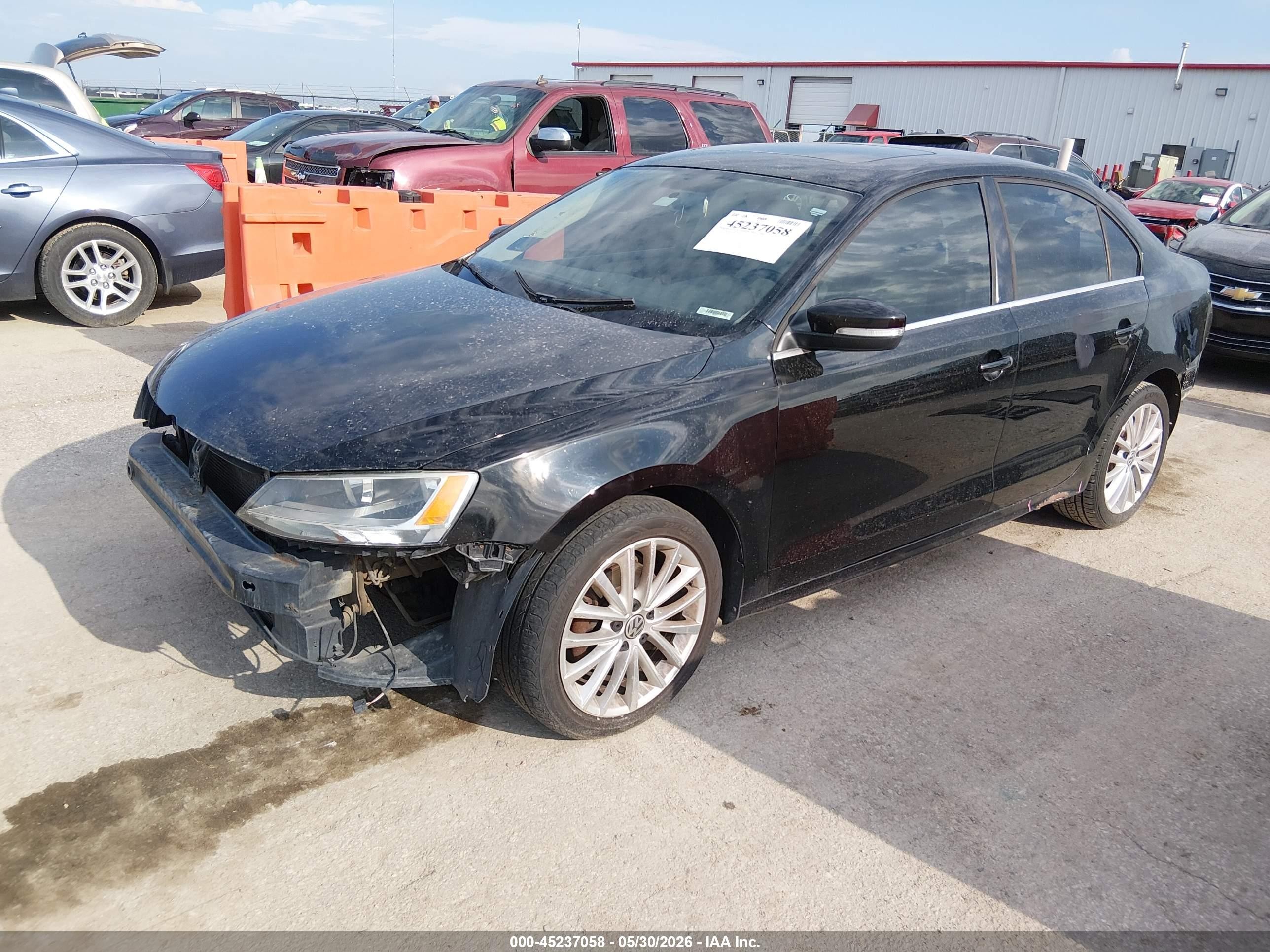 2012 Volkswagen Jetta 2.5l Sel Premium Black vin: 3VWLX7AJ9CM382942