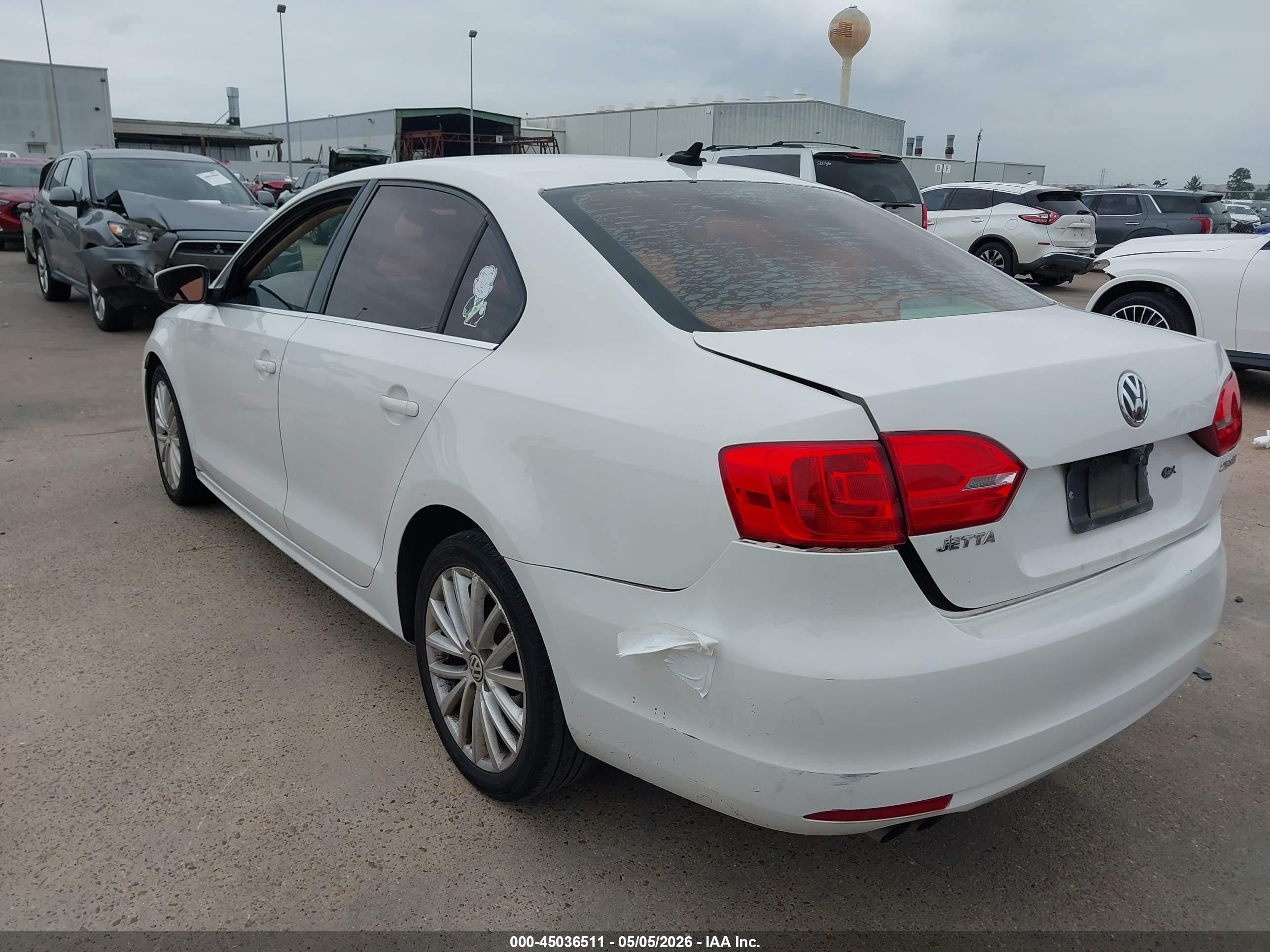 2013 Volkswagen Jetta 2.5l Sel White vin: 3VWLX7AJ9DM375376