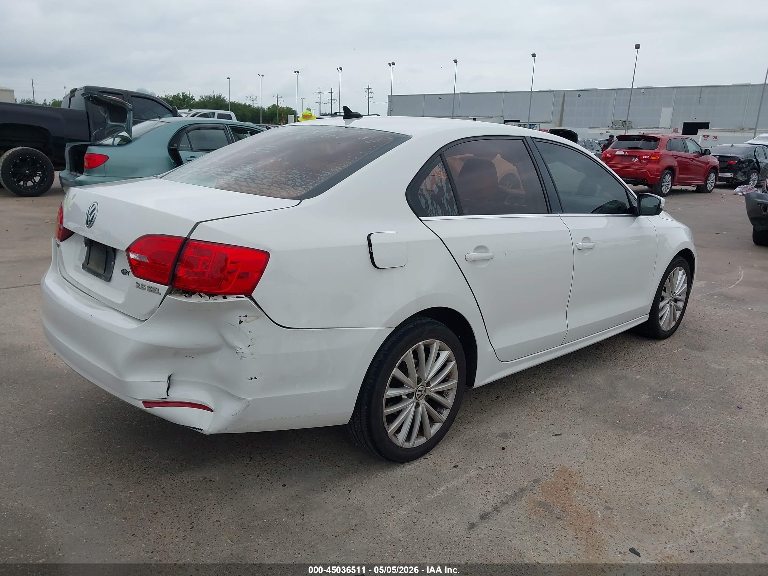 2013 Volkswagen Jetta 2.5l Sel White vin: 3VWLX7AJ9DM375376