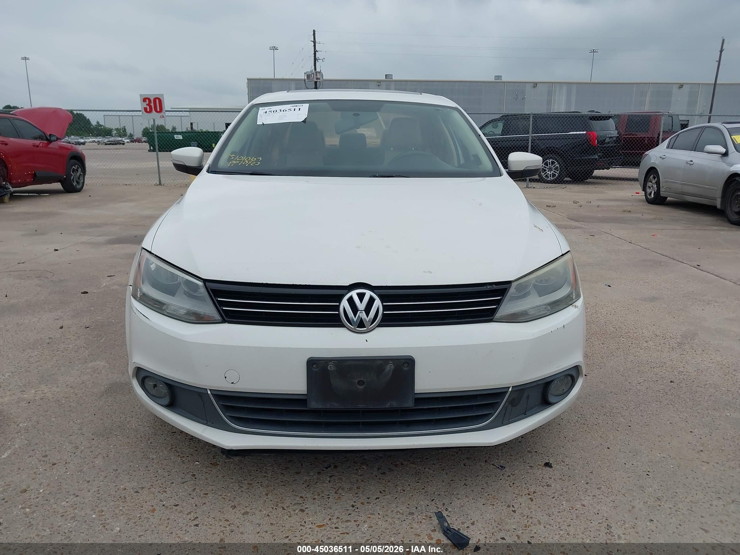 2013 Volkswagen Jetta 2.5l Sel White vin: 3VWLX7AJ9DM375376
