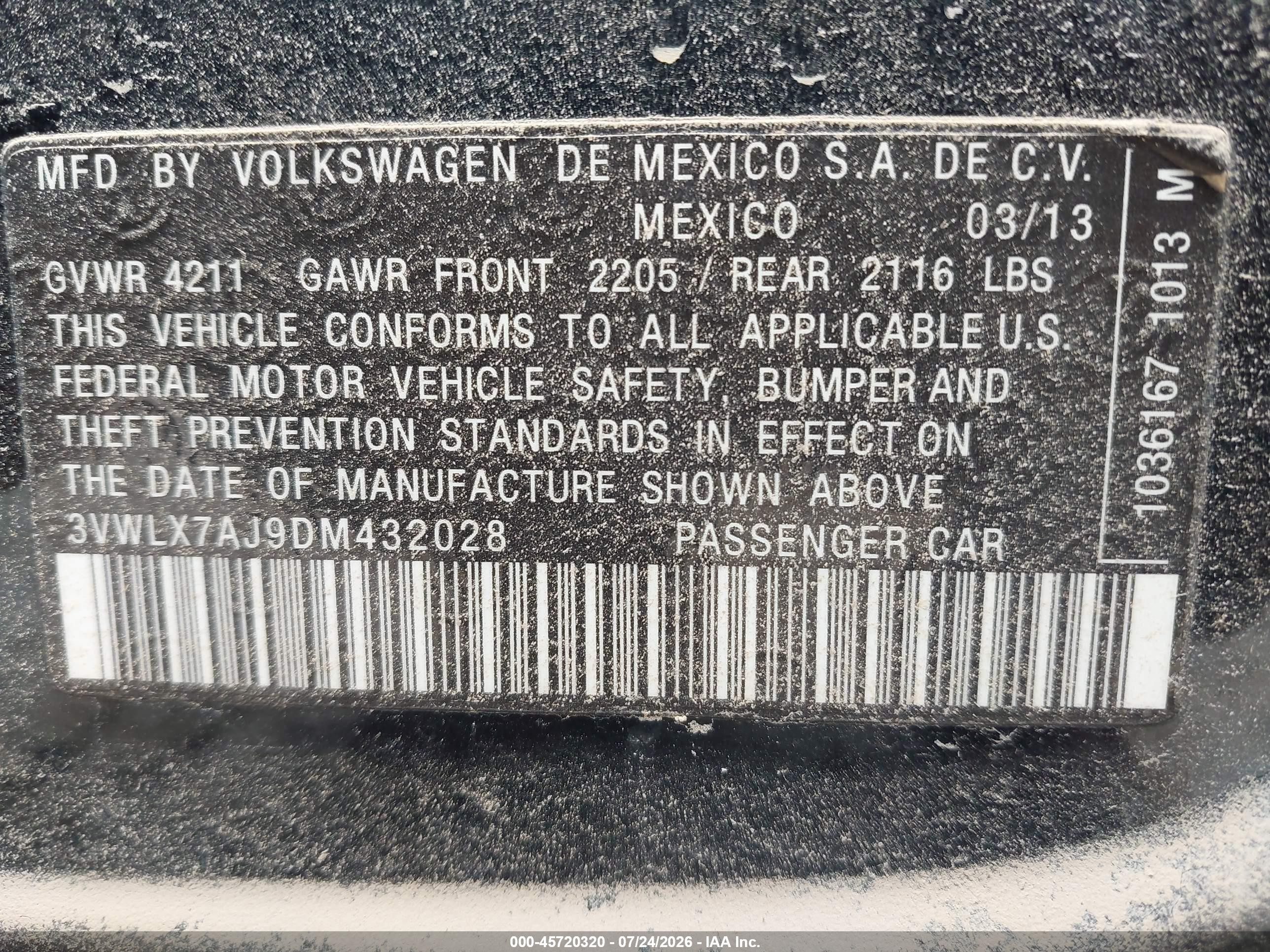 2013 Volkswagen Jetta 2.5l Sel Черный vin: 3VWLX7AJ9DM432028