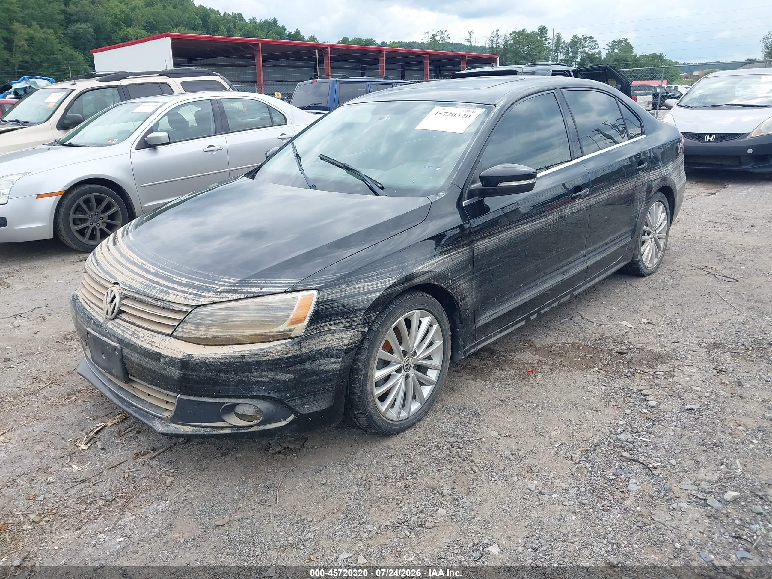 2013 Volkswagen Jetta 2.5l Sel Черный vin: 3VWLX7AJ9DM432028