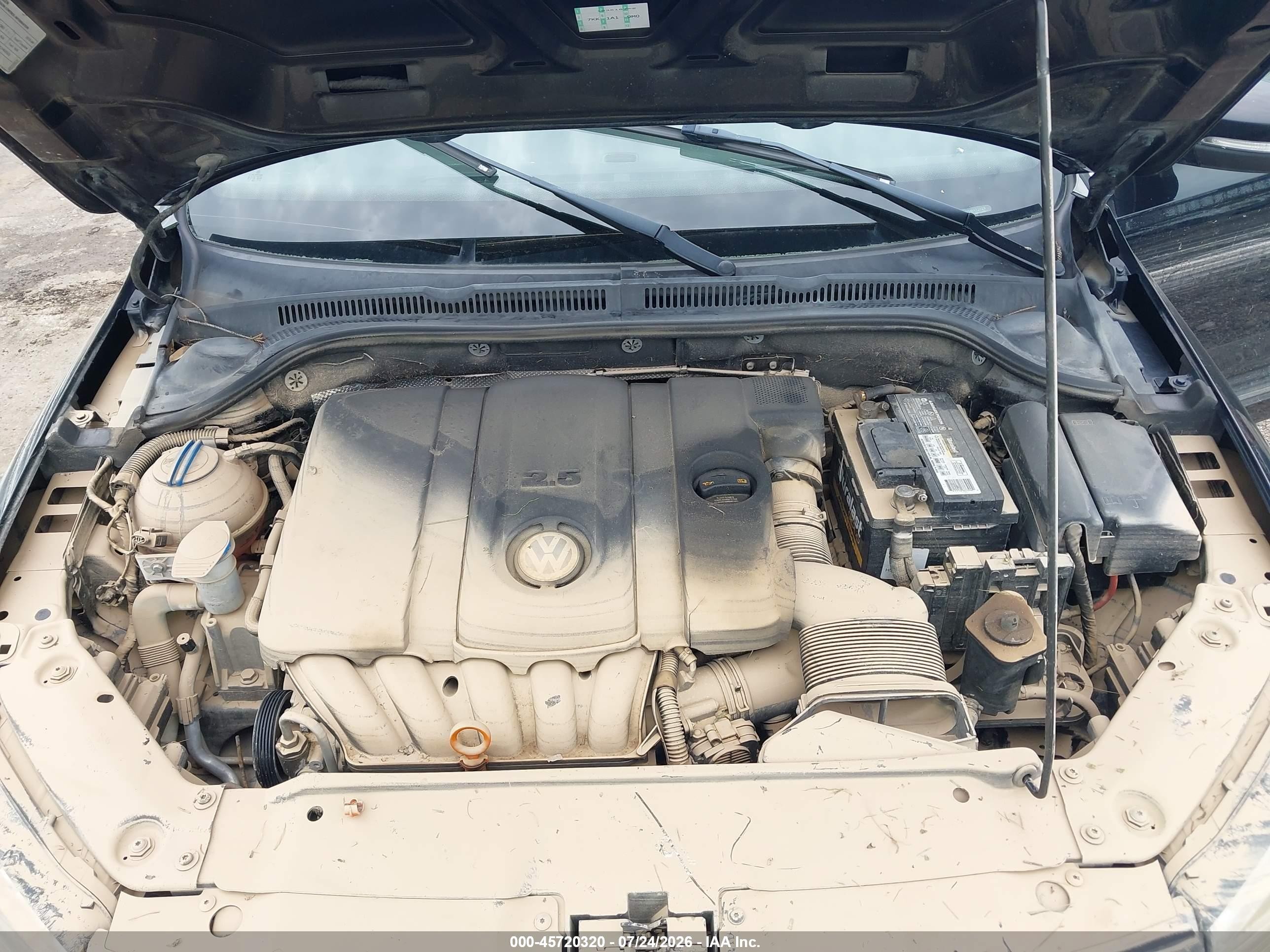 2013 Volkswagen Jetta 2.5l Sel Черный vin: 3VWLX7AJ9DM432028