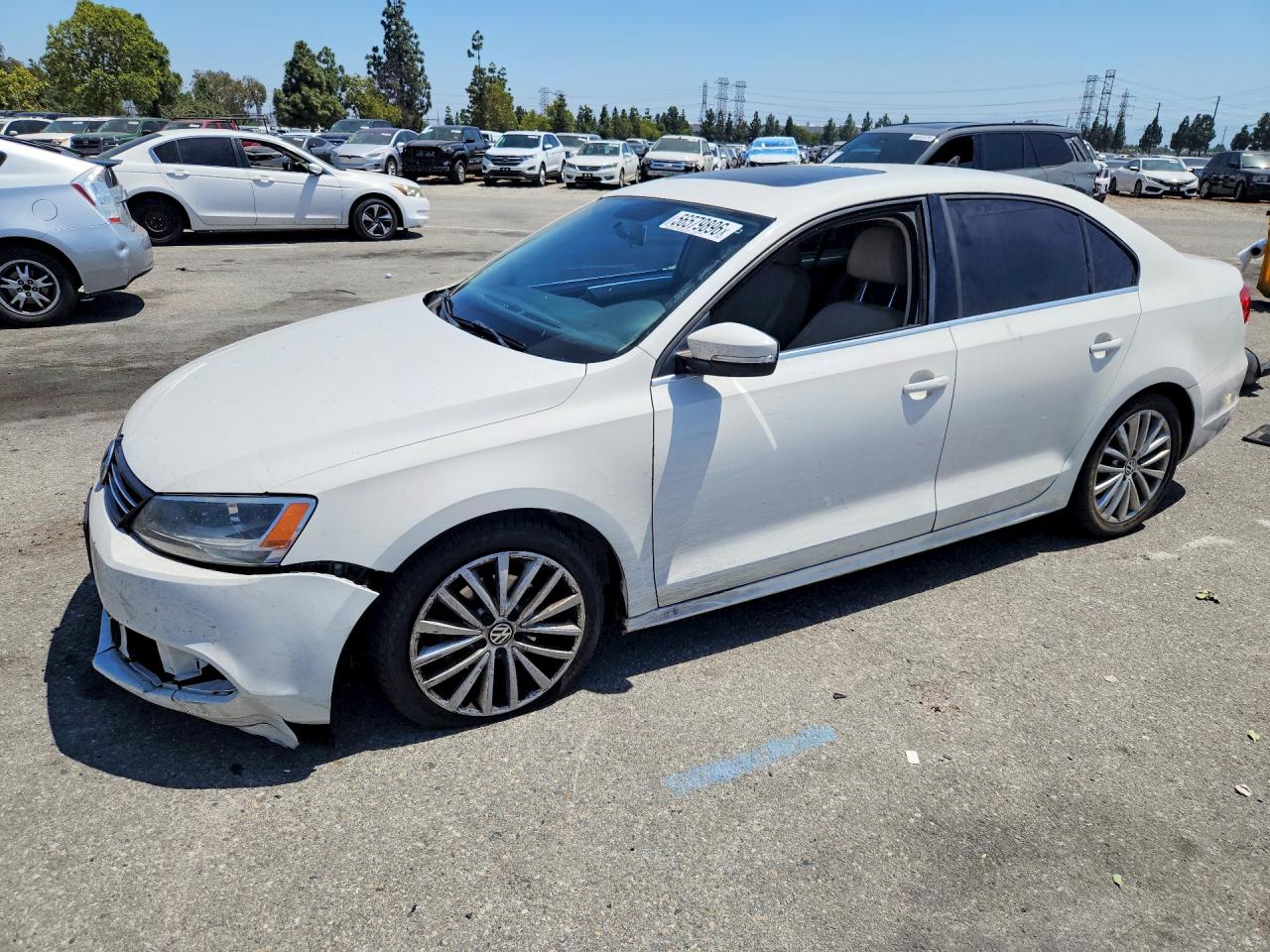2011 Volkswagen Jetta Sel White vin: 3VWLZ7AJ1BM307922
