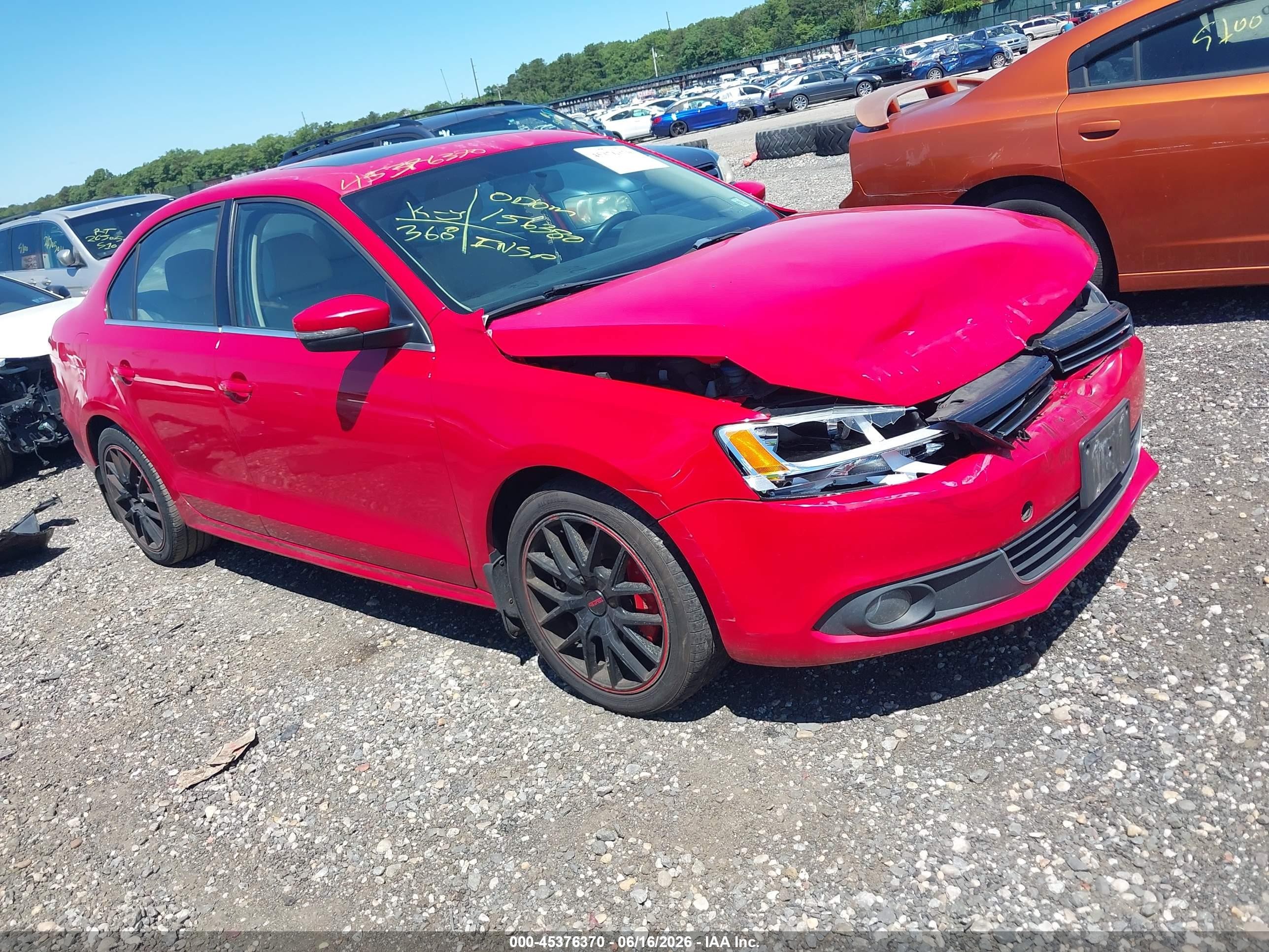 2011 Volkswagen Jetta 2.5l Sel Red vin: 3VWLZ7AJ2BM353789