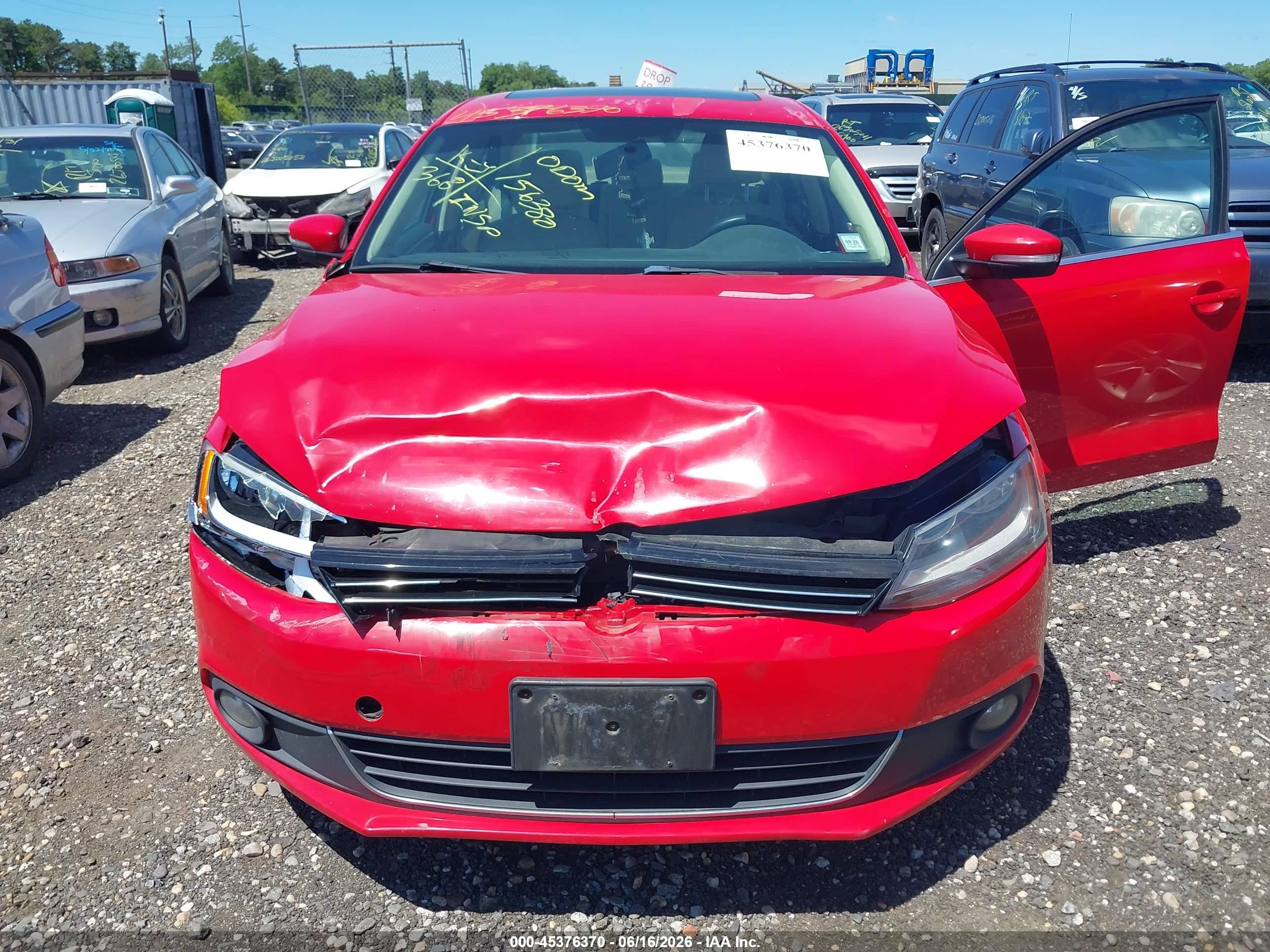 2011 Volkswagen Jetta 2.5l Sel Red vin: 3VWLZ7AJ2BM353789