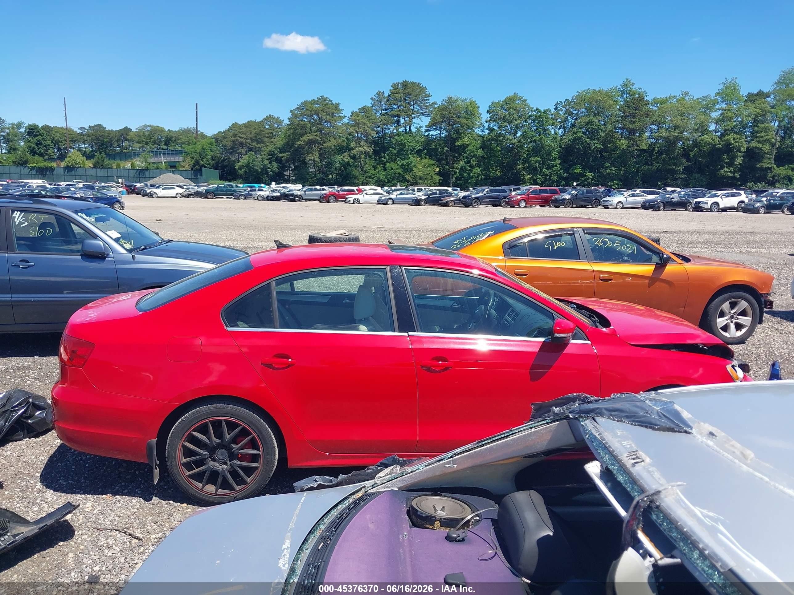 2011 Volkswagen Jetta 2.5l Sel Red vin: 3VWLZ7AJ2BM353789