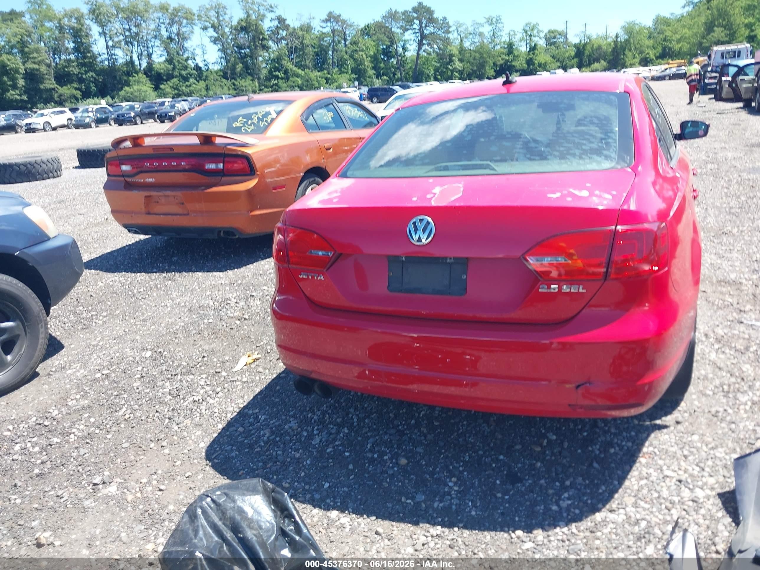 2011 Volkswagen Jetta 2.5l Sel Red vin: 3VWLZ7AJ2BM353789
