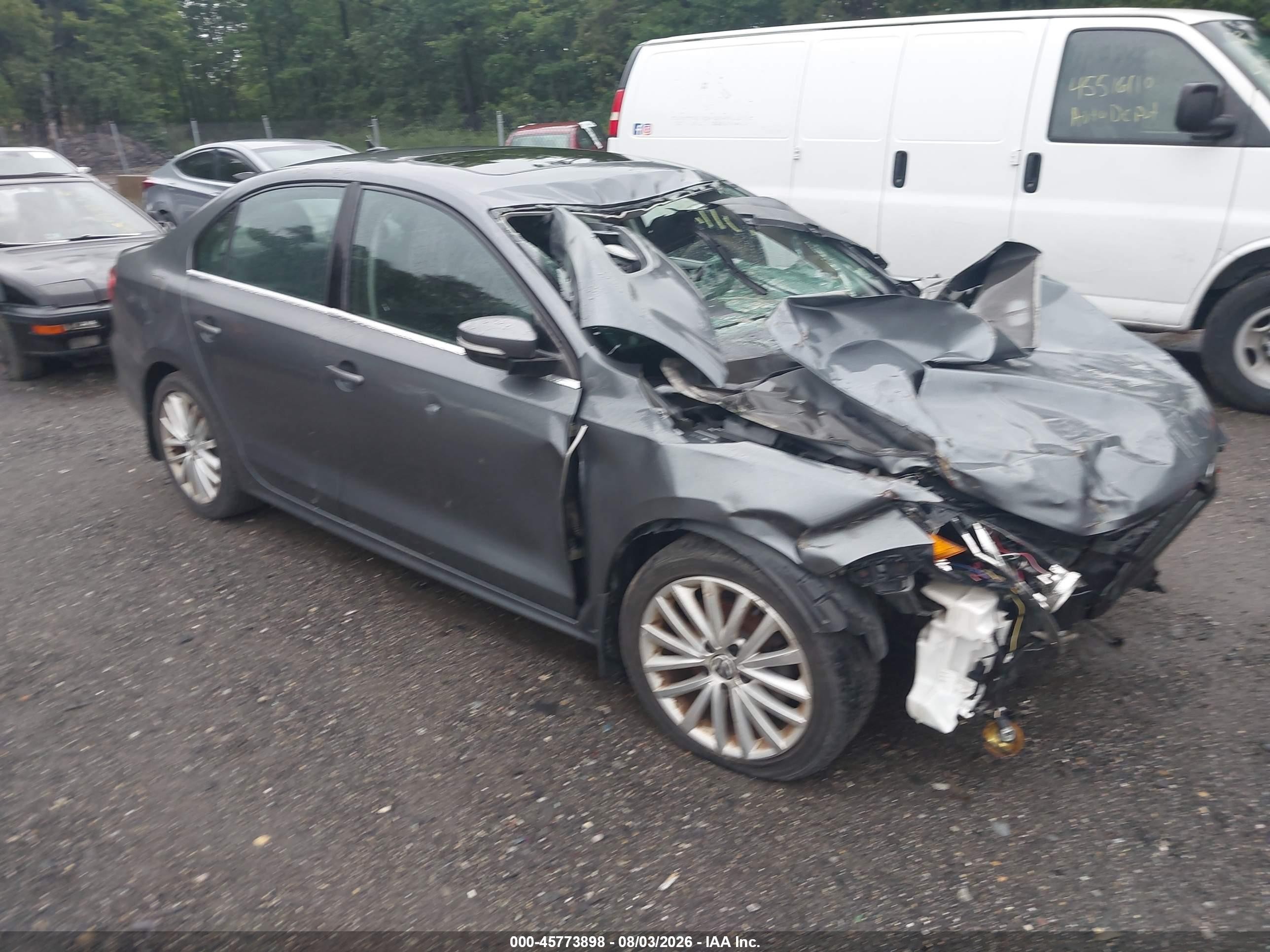2011 Volkswagen Jetta 2.5l Sel Gray vin: 3VWLZ7AJ3BM360685