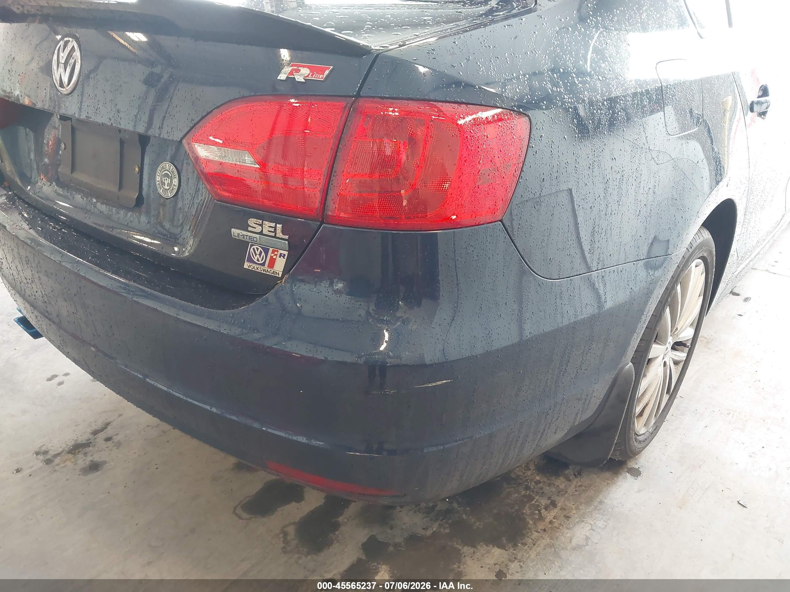 2011 Volkswagen Jetta 2.5l Sel Blue vin: 3VWLZ7AJ4BM111909