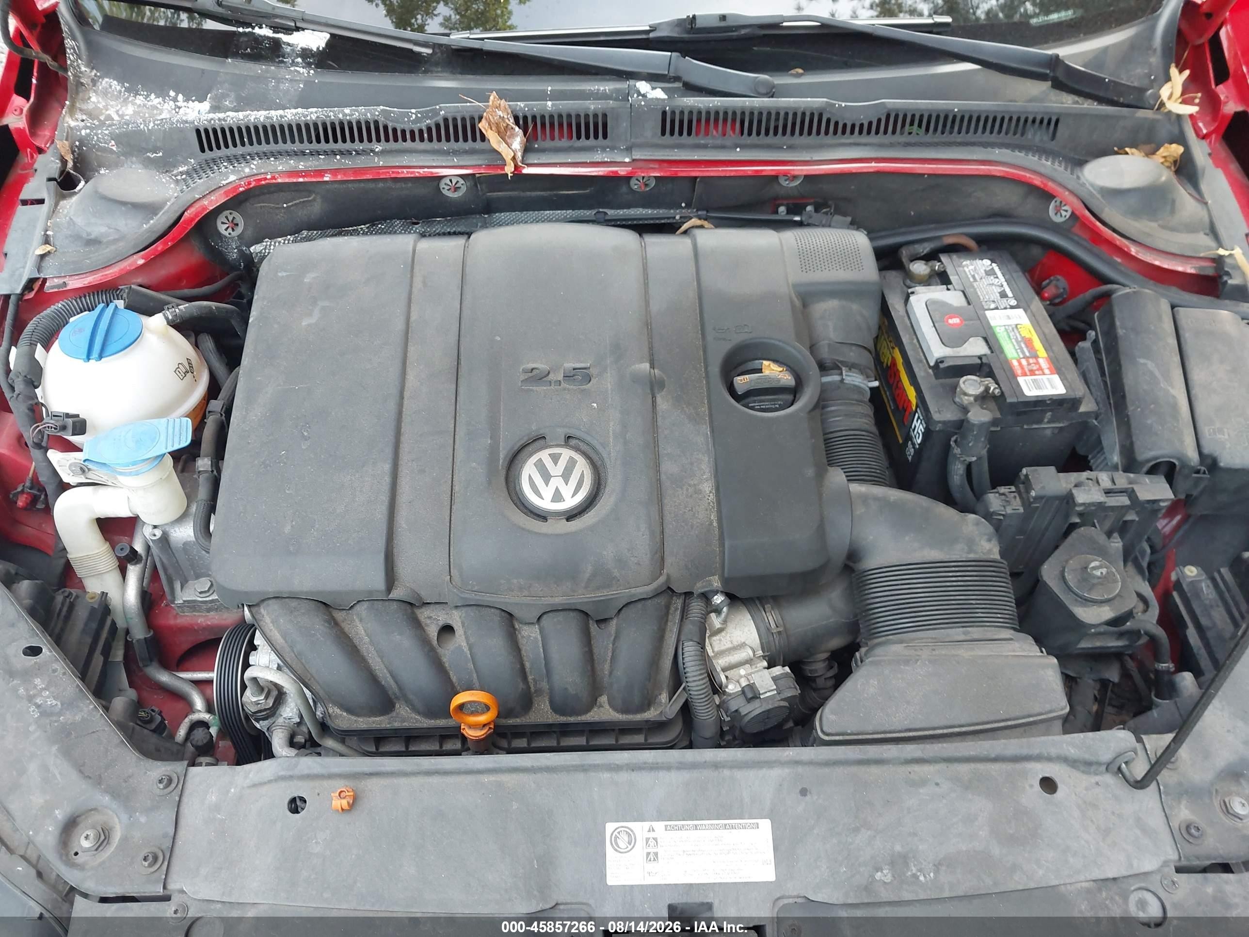 2011 Volkswagen Jetta 2.5l Sel Red vin: 3VWLZ7AJ9BM400297