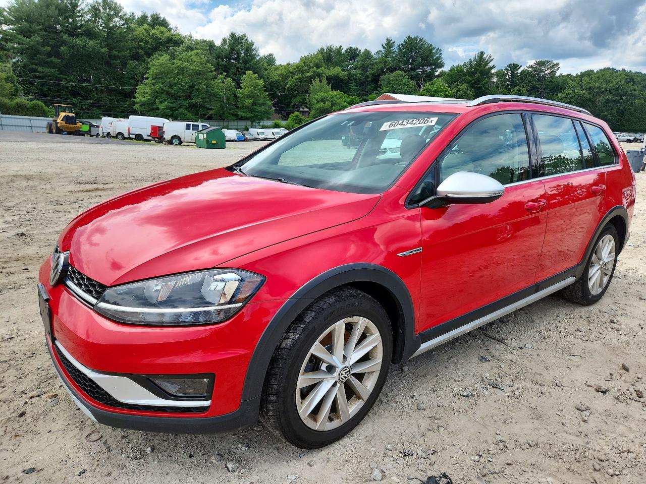 2019 Volkswagen Golf Alltrack S Красный vin: 3VWM17AU3KM514334