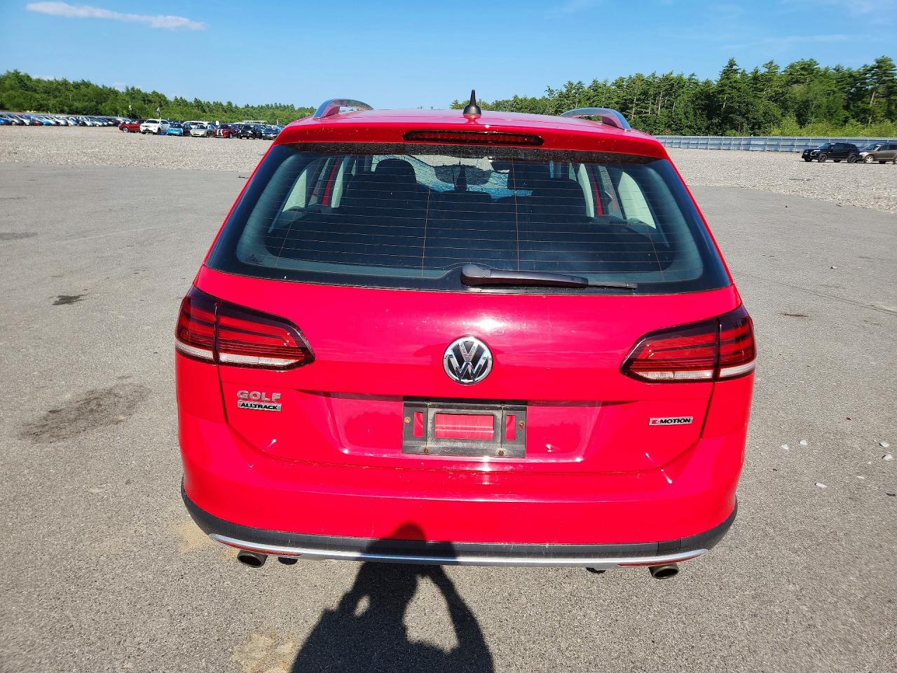2019 Volkswagen Golf Alltrack S Red vin: 3VWM17AU9KM523099
