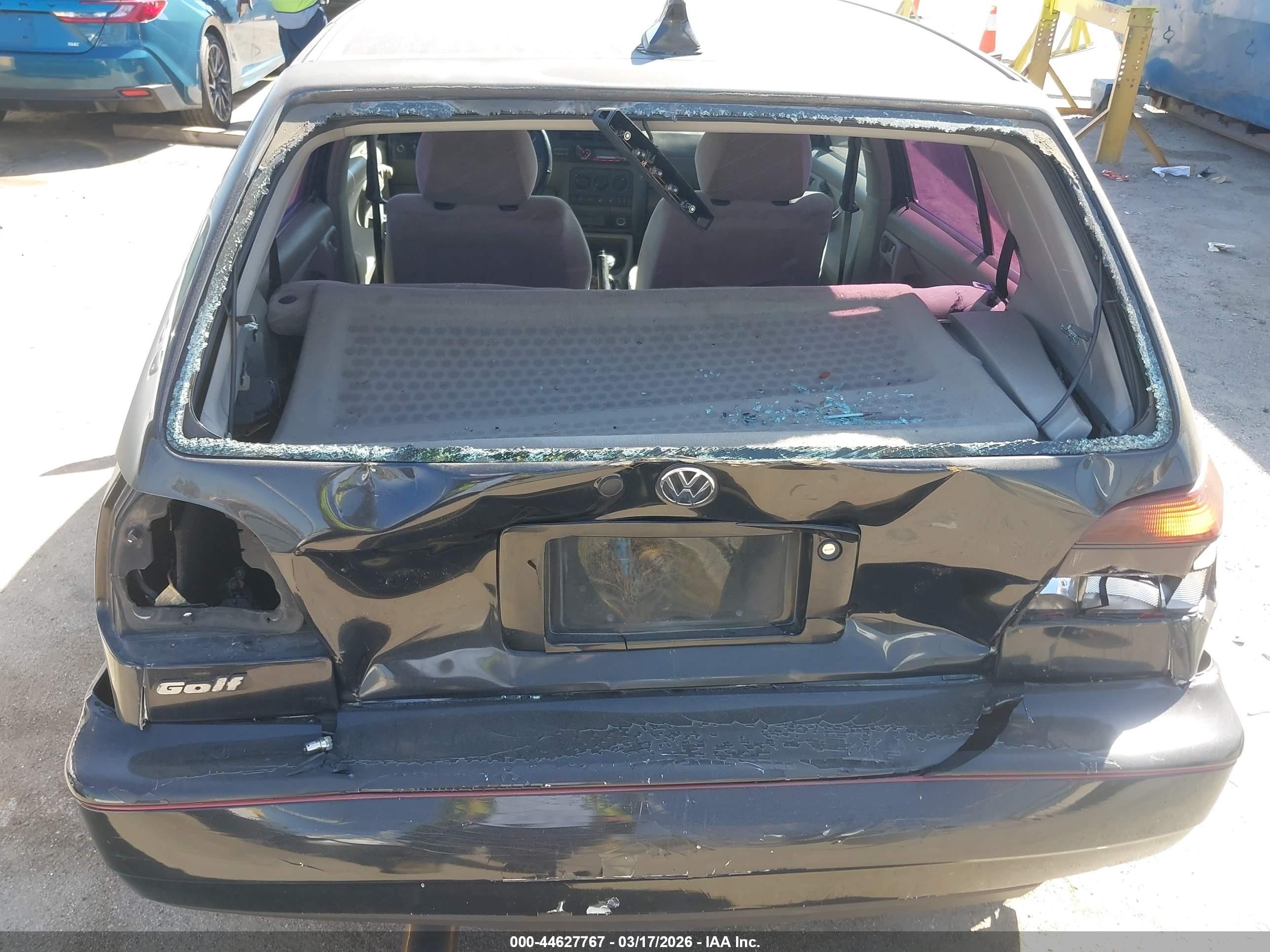 1997 Volkswagen Golf Jazz Black vin: 3VWMB81H2VM120124