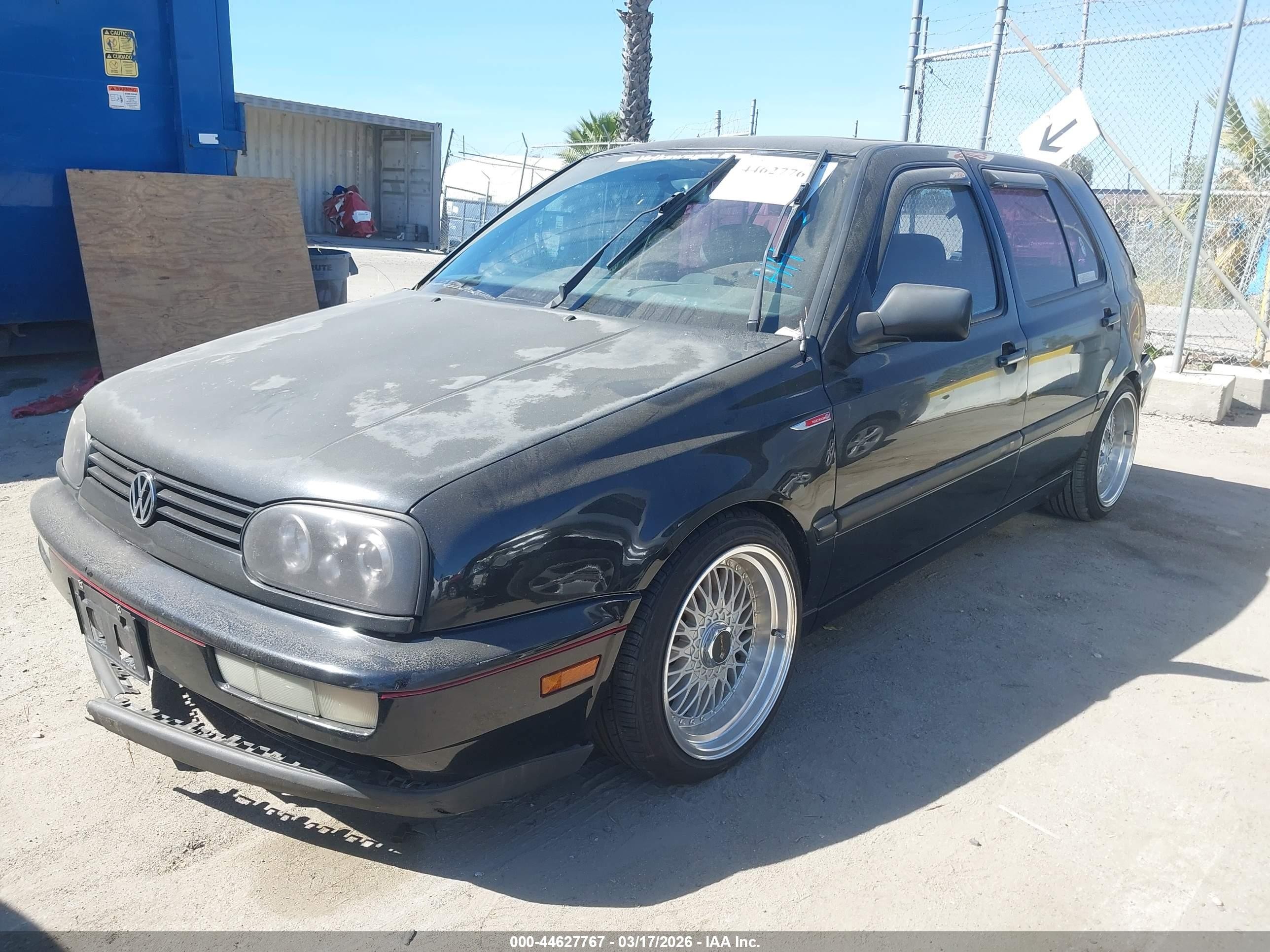 1997 Volkswagen Golf Jazz Black vin: 3VWMB81H2VM120124