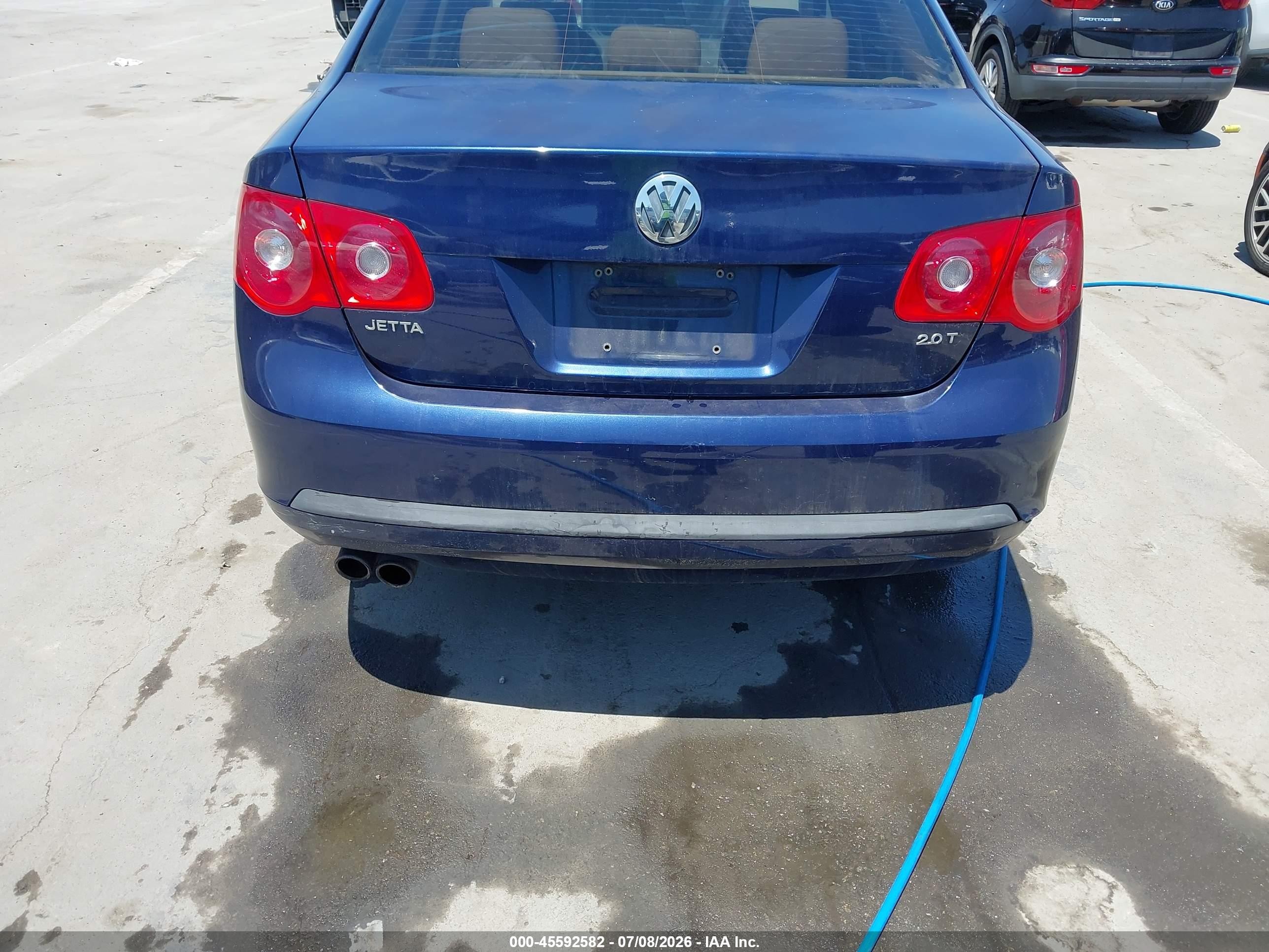 2006 Volkswagen Jetta 2.0t Blue vin: 3VWMJ81K66M765424
