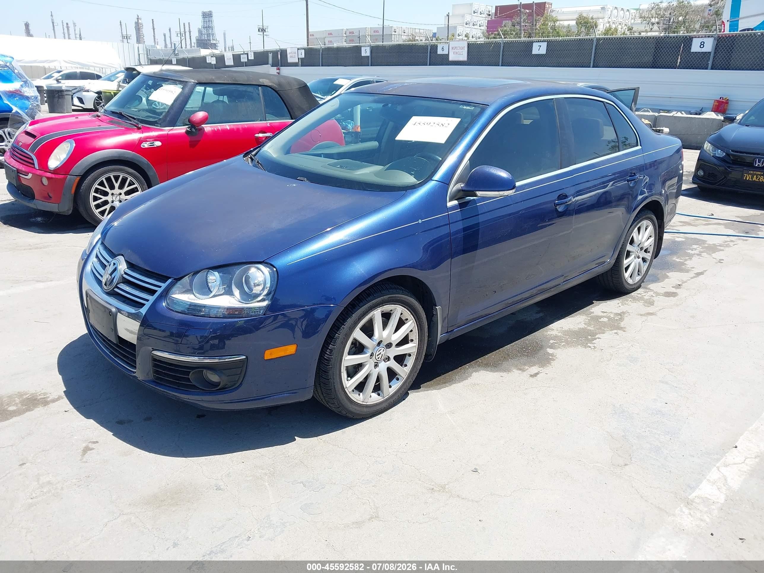 2006 Volkswagen Jetta 2.0t Blue vin: 3VWMJ81K66M765424