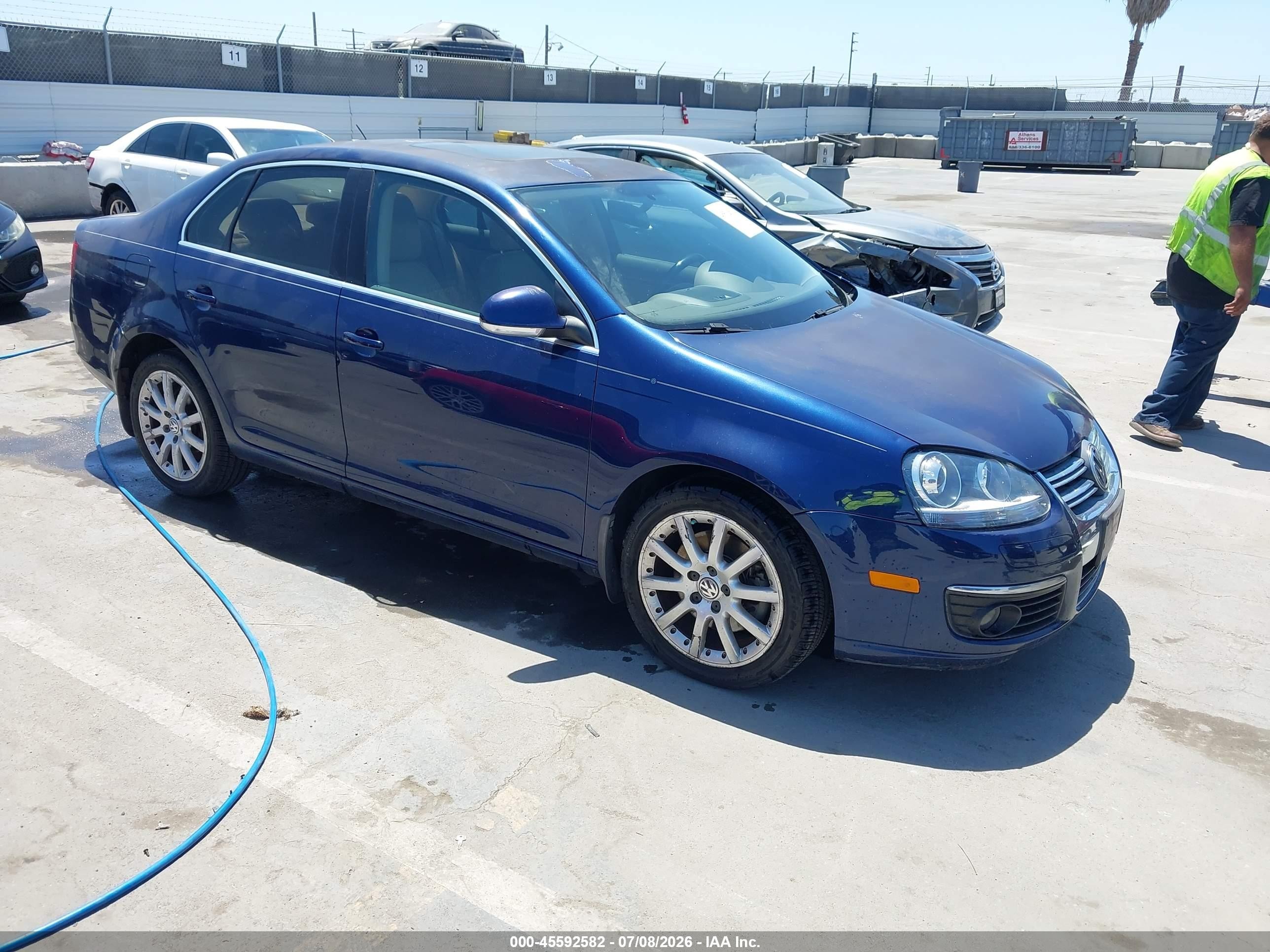 2006 Volkswagen Jetta 2.0t Blue vin: 3VWMJ81K66M765424