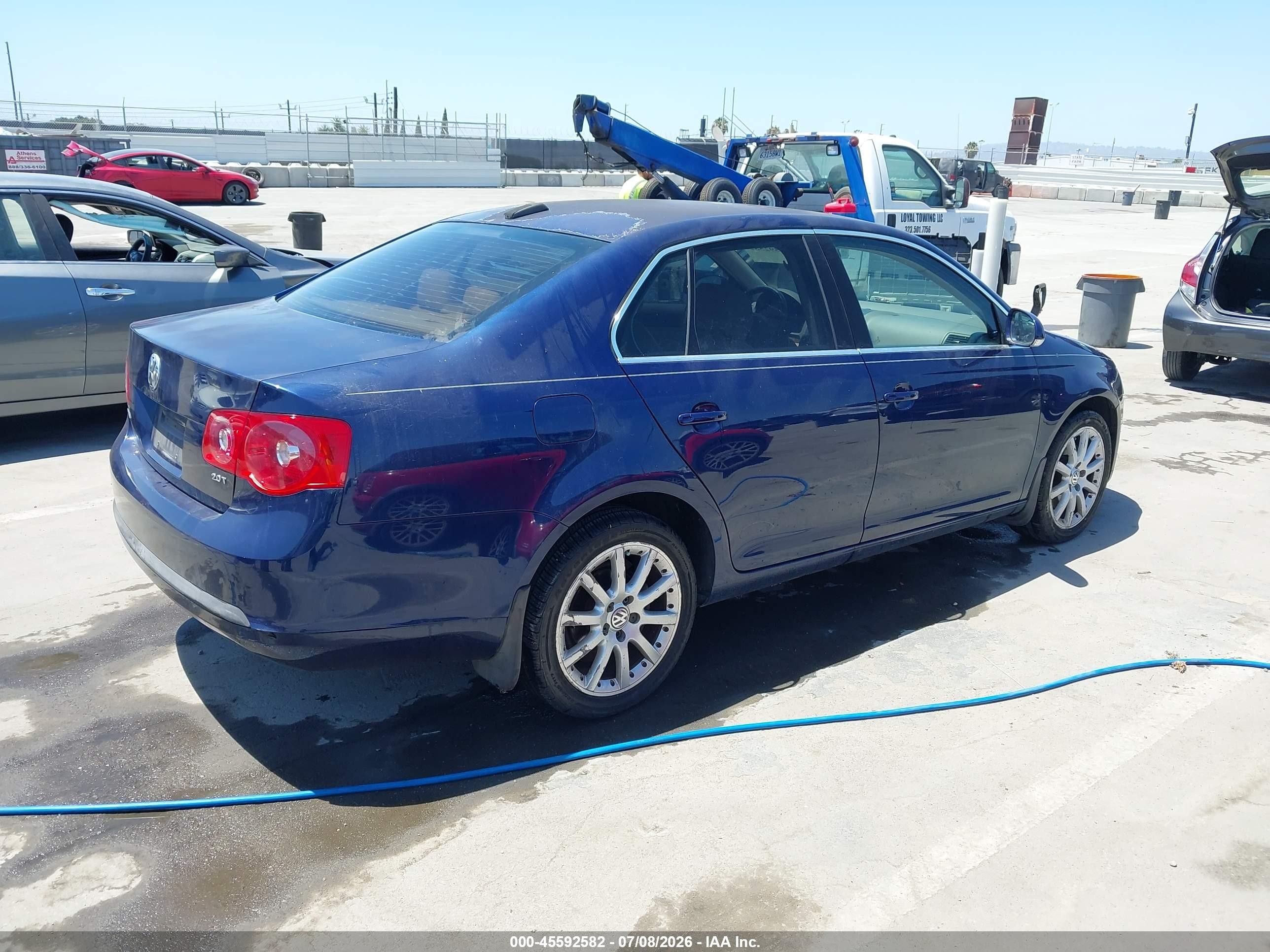 2006 Volkswagen Jetta 2.0t Blue vin: 3VWMJ81K66M765424
