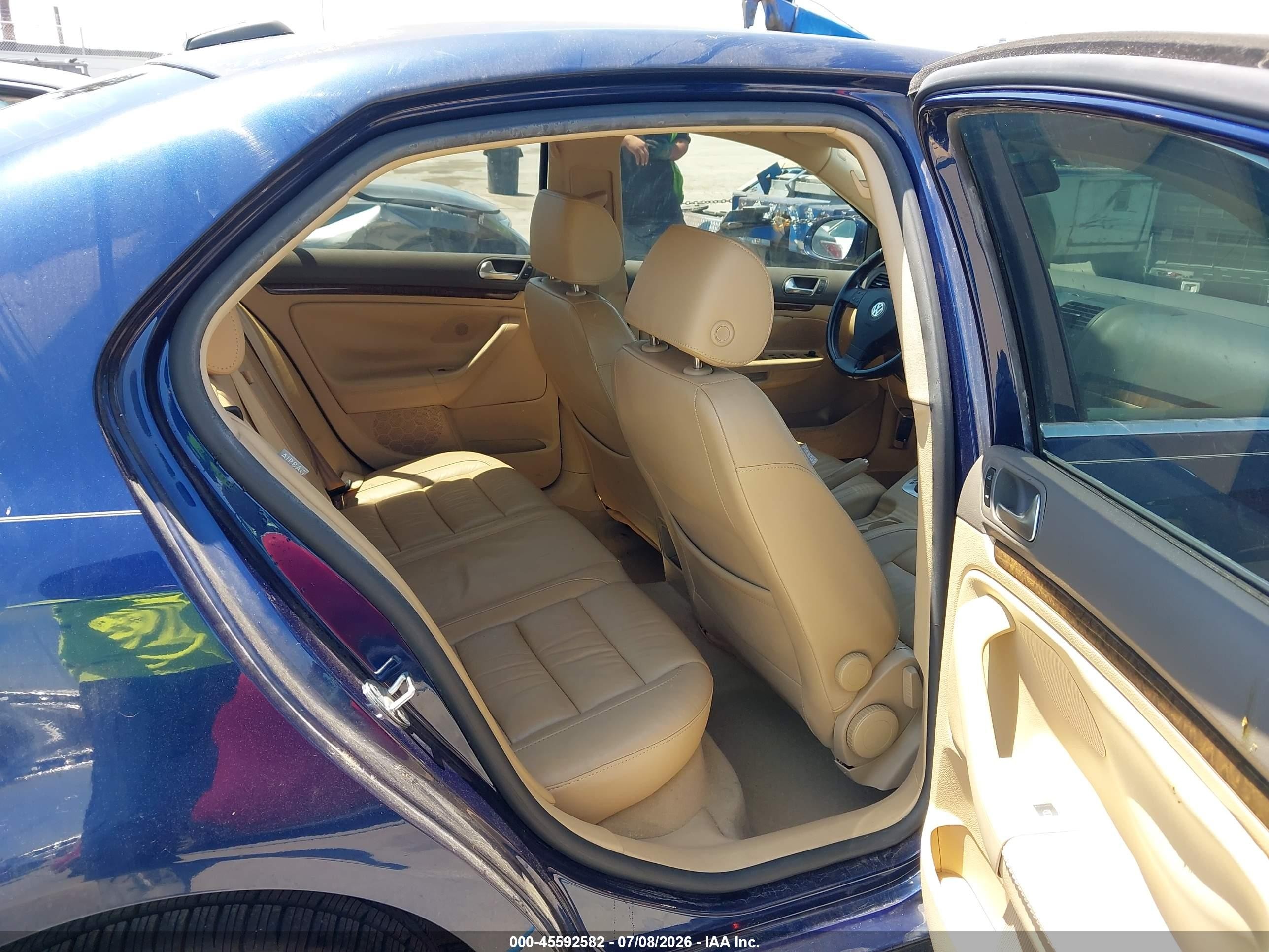 2006 Volkswagen Jetta 2.0t Blue vin: 3VWMJ81K66M765424