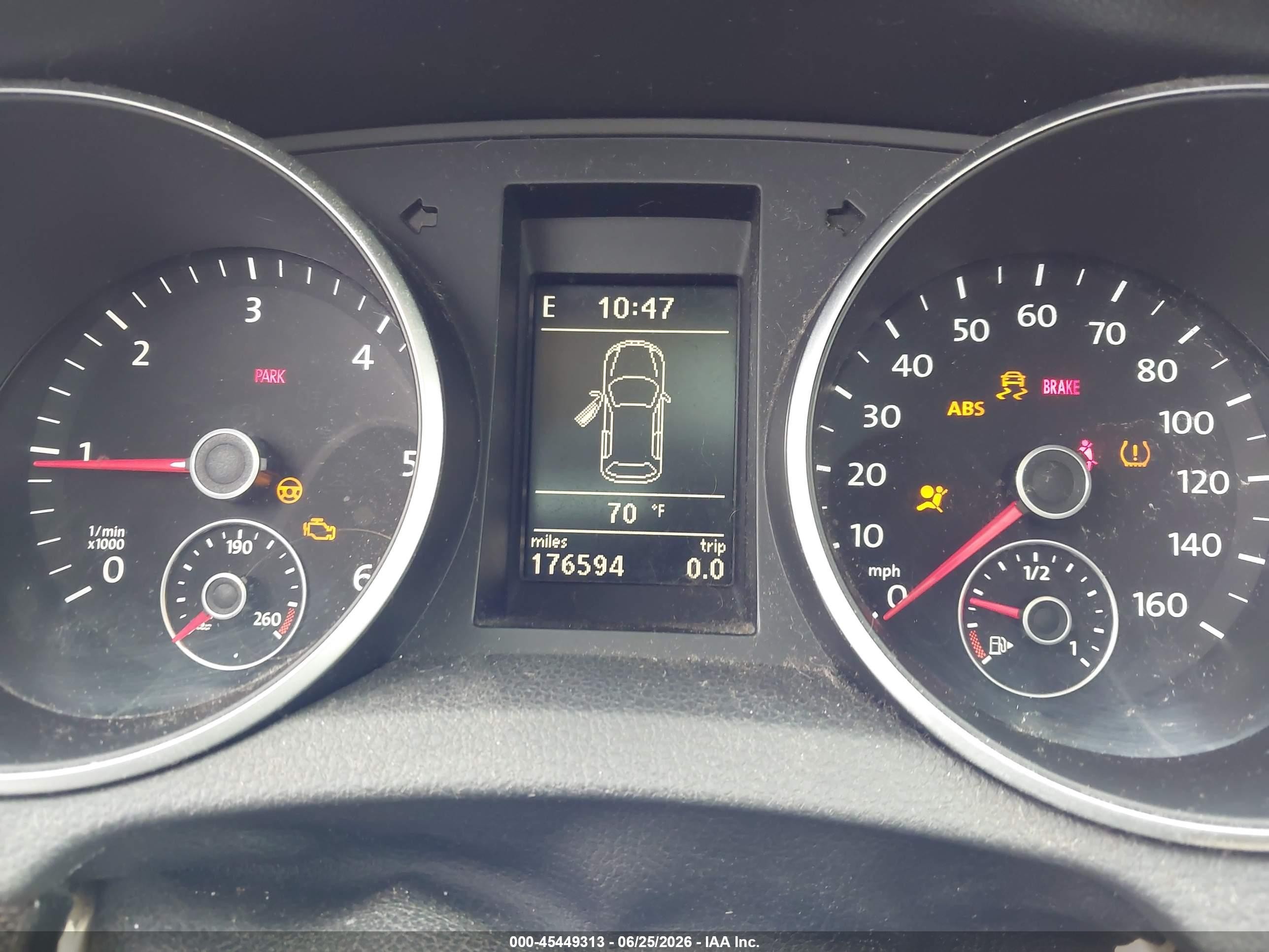 2012 Volkswagen Jetta Sportwagen 2.0l Tdi Black vin: 3VWML7AJ0CM668338
