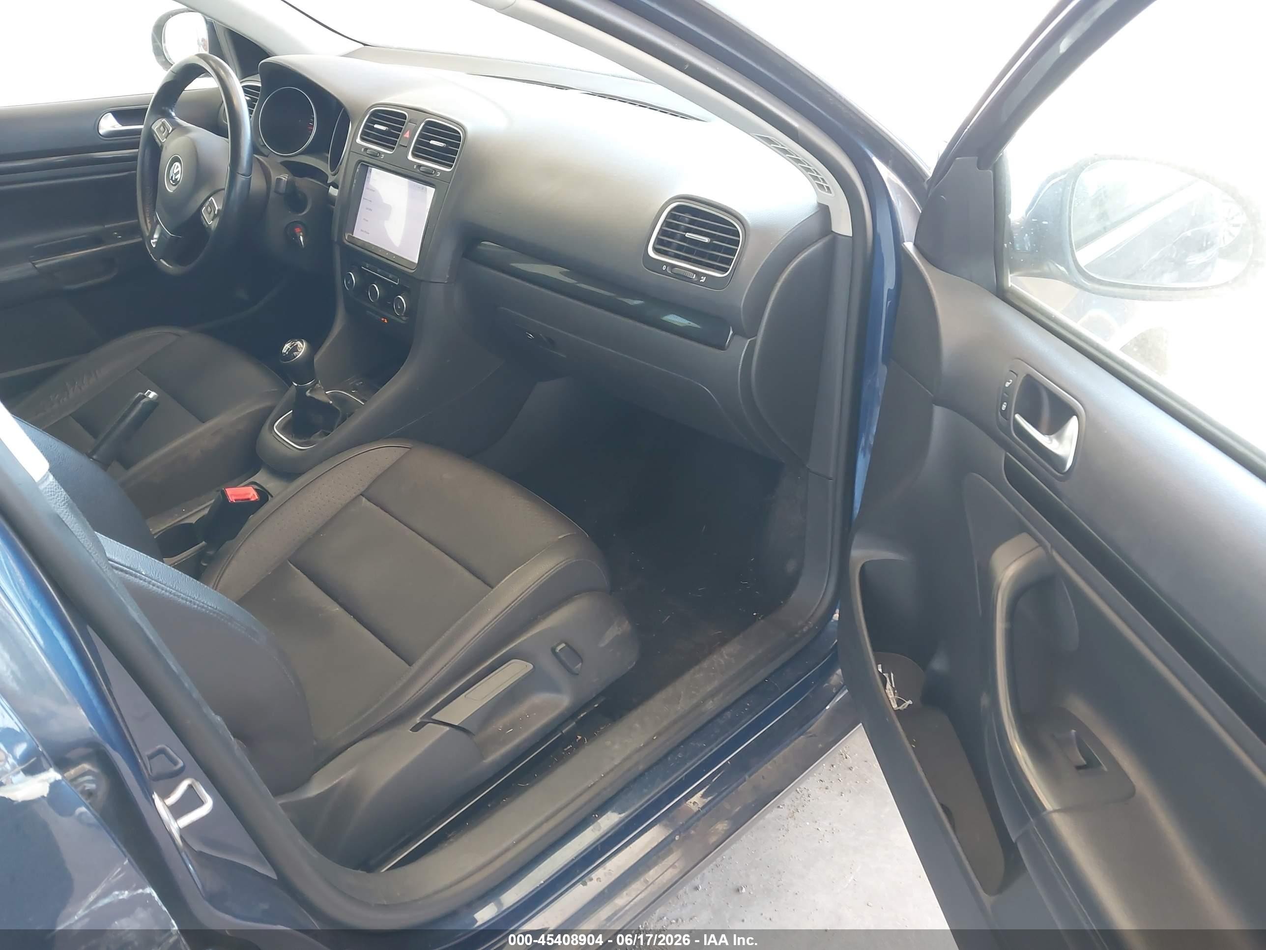 2013 Volkswagen Jetta Sportwagen 2.0l Tdi Blue vin: 3VWML7AJ0DM611560